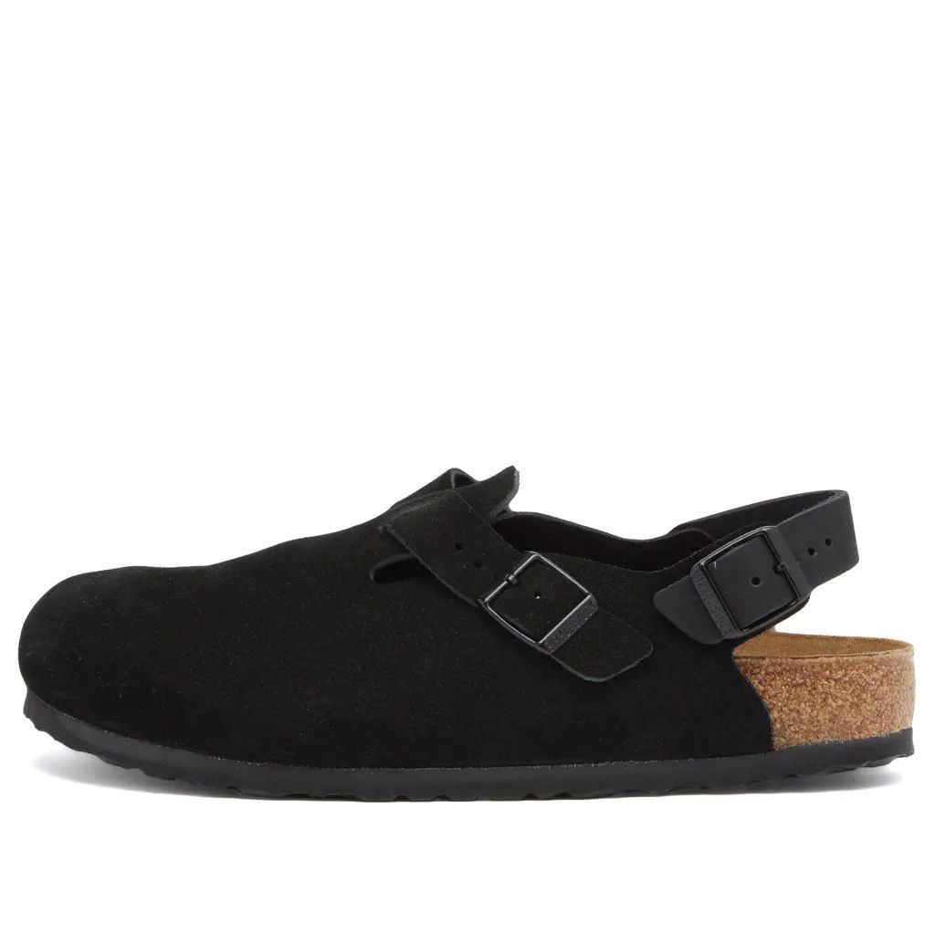 Birkenstock Birkenstock Tokio Suede Black 1028337 US 9 EU 42 Size US 9 / EU 42 - 2 Thumbnail
