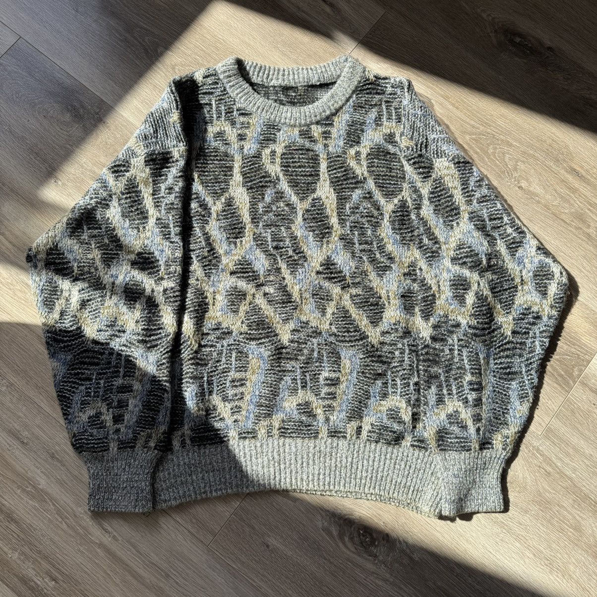 Acne Studios × Marni × Vintage Vintage Mesh Sweater Leopard Print 