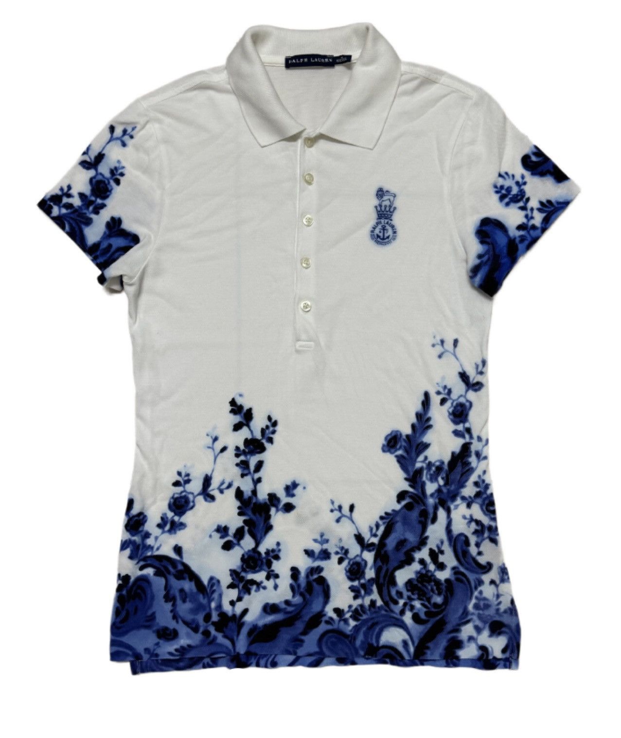 Polo Ralph Lauren × Ralph Lauren RALPH LAUREN Made in Peru Rare Design Polo Shirt Size S / US 4 / IT 40 - 1 Thumbnail