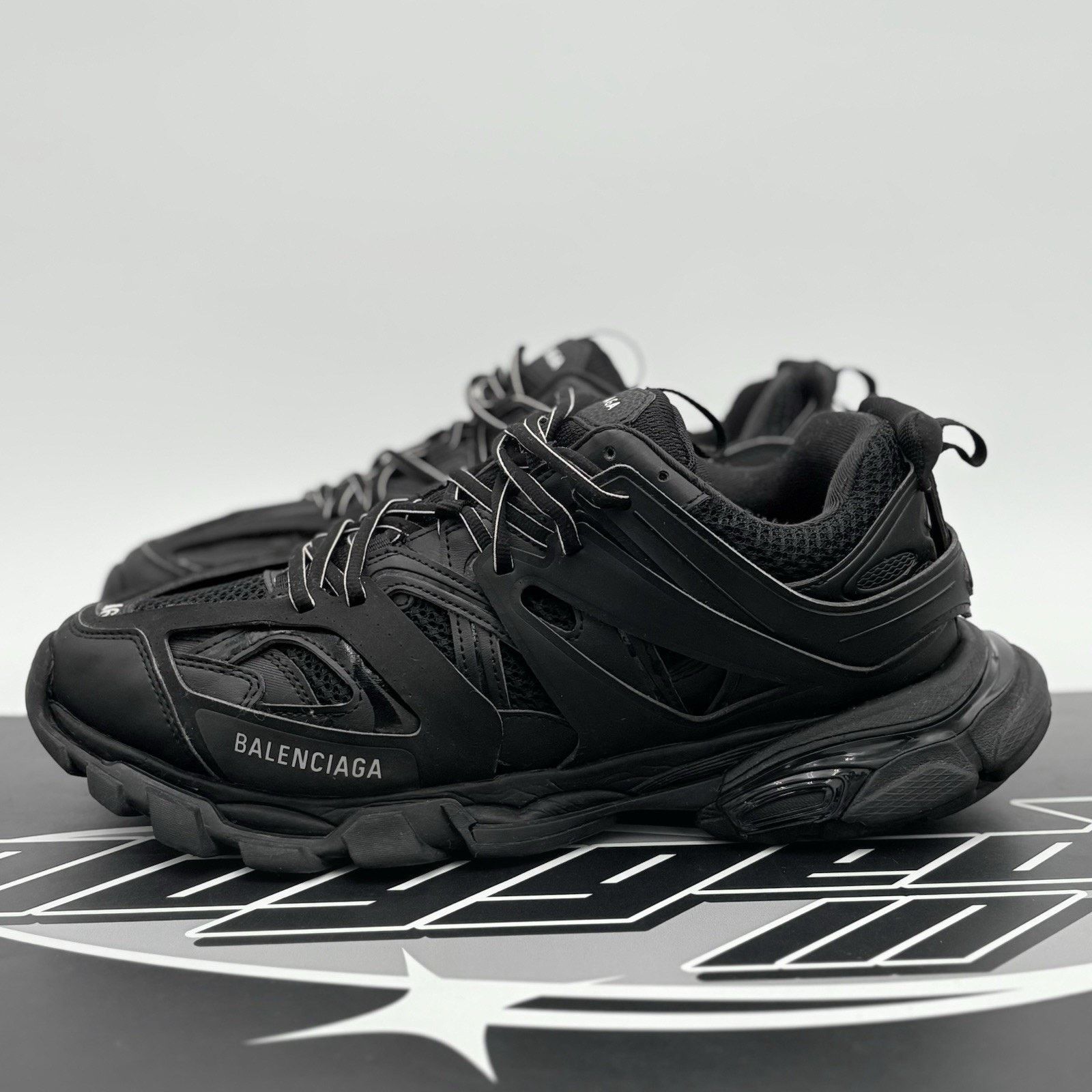 Balenciaga Balenciaga Track Sneaker ' Black ' | GREAT CONDITION! Size US 13 / EU 46 - 1 Thumbnail