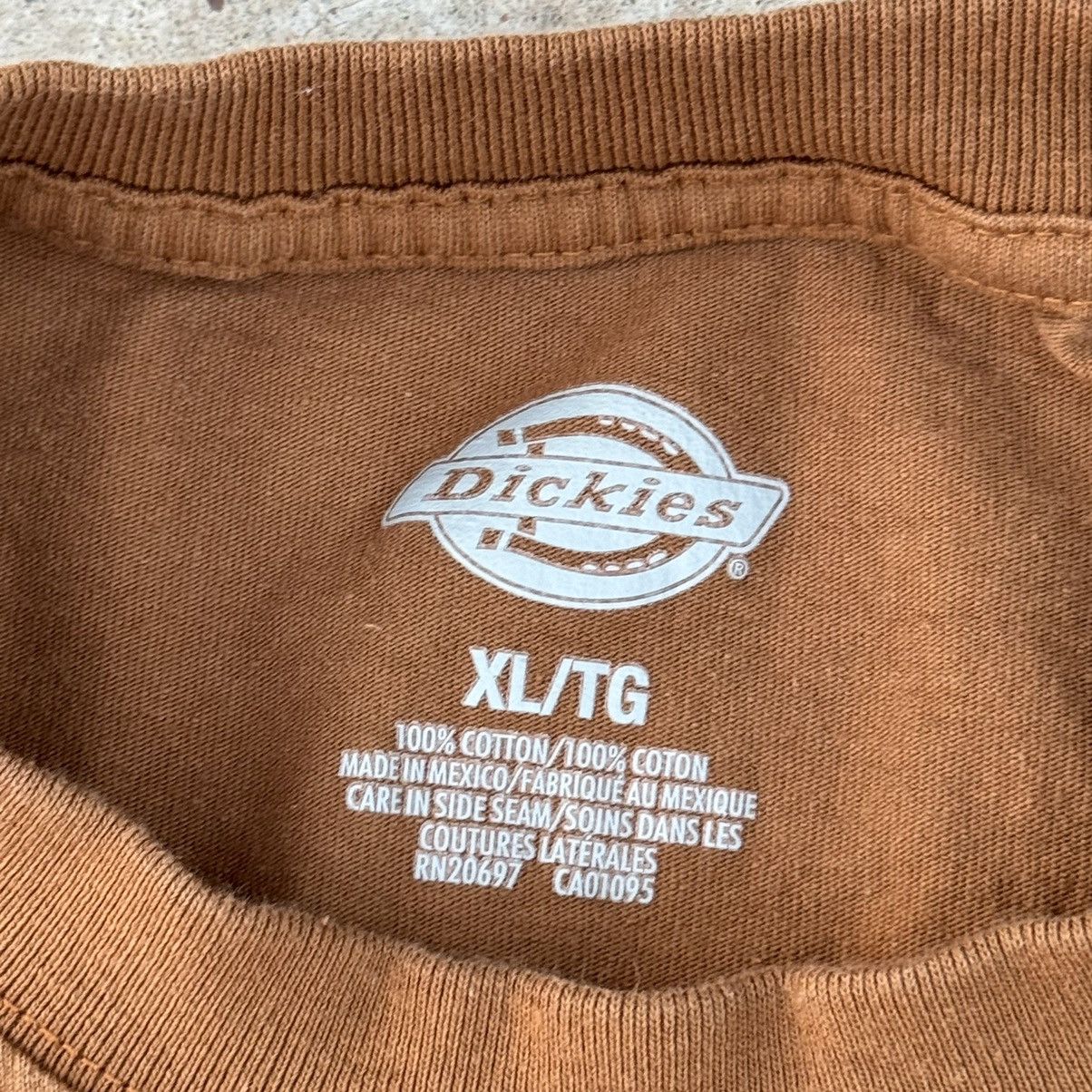 Carhartt × Dickies × Nike Vintage Y2K Earth Tone Brown Dickies Blank Pocket Tee XL Size US XL / EU 56 / 4 - 5 Thumbnail