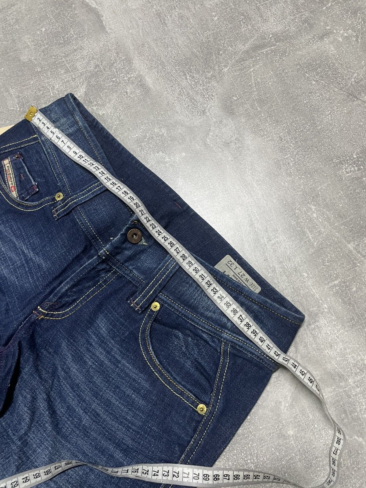Hysteric Glamour Y2K Opium LGB style Diesel Distressed Denim Jeans baggy pant Size 27" / US 4 / IT 40 - 6 Thumbnail