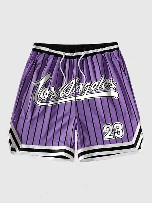 Stripe basketball Graphic shorts DRIP