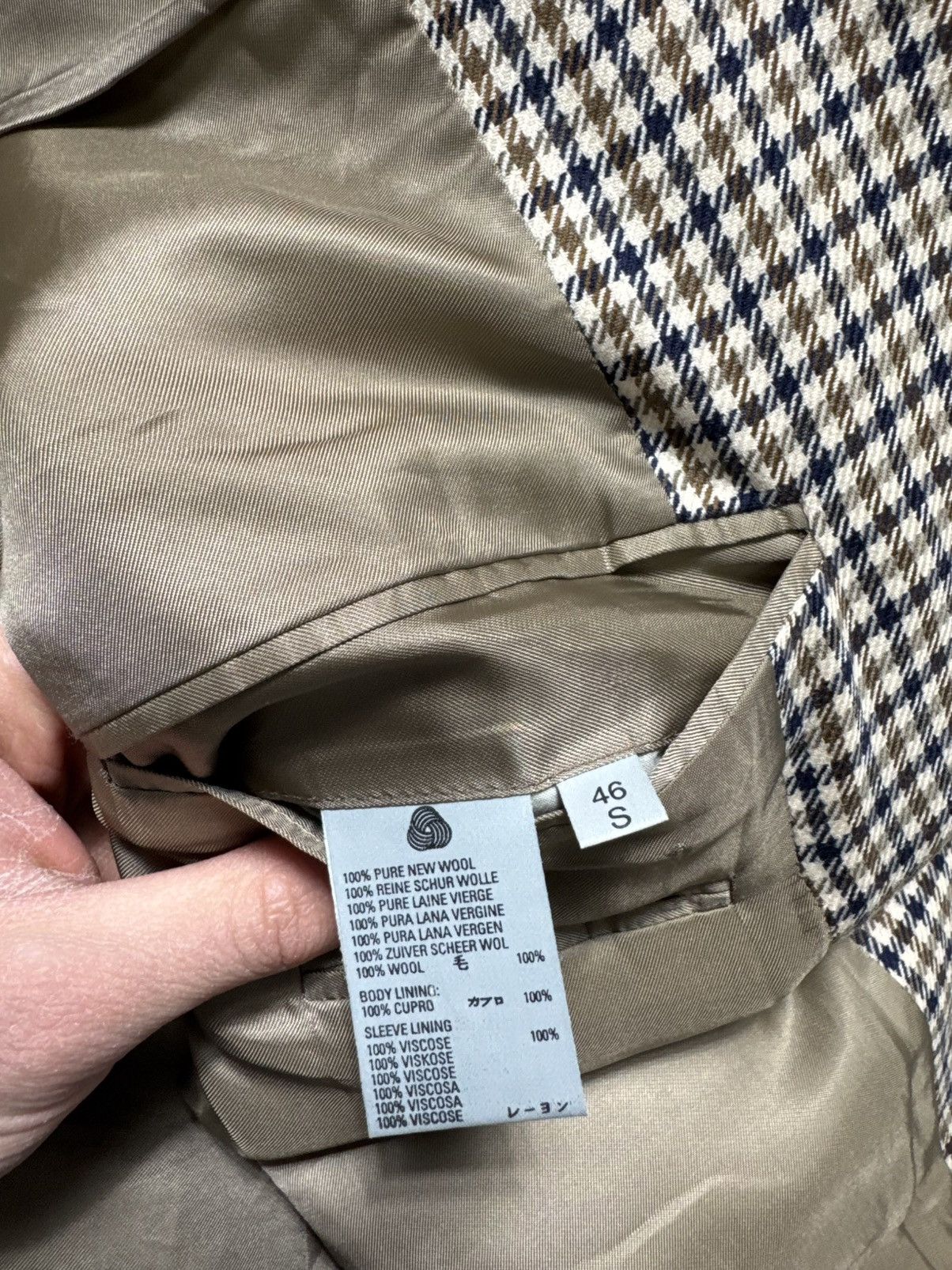 Aquascutum Aquascutum Wool Blazer Size 46S - 7 Thumbnail