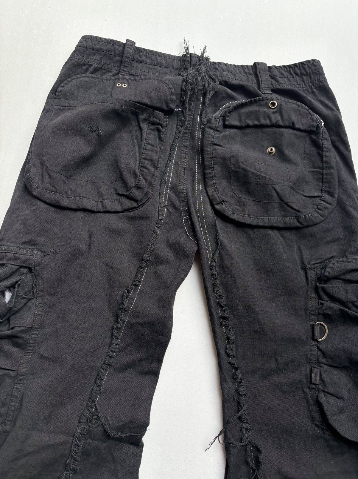 Japanese Brand Vertgarments frayed cargo pants Size US 28 / EU 44 - 9 Thumbnail