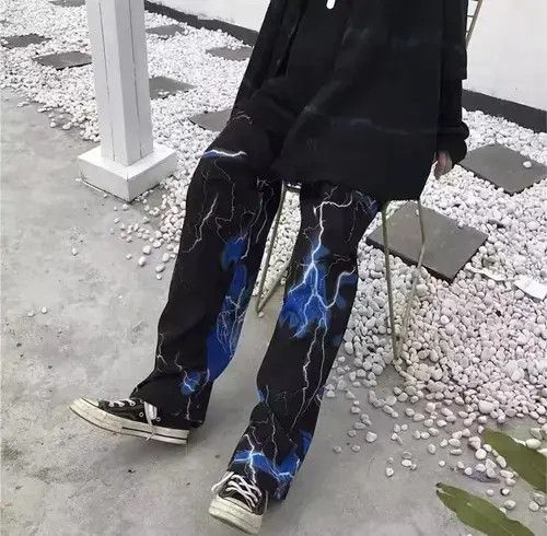 Vintage Storm print pants Size US 30 / EU 46 - 3 Thumbnail
