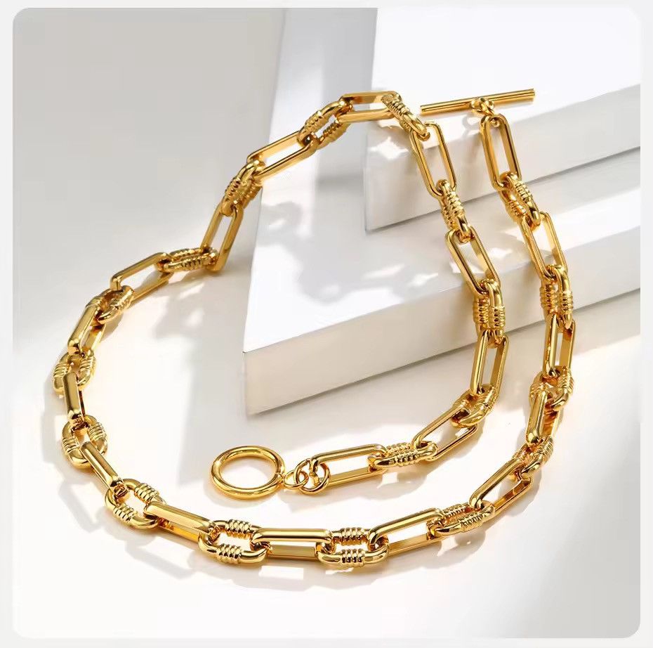 Other Punk Neck Chain Necklace Size ONE SIZE - 1 Thumbnail