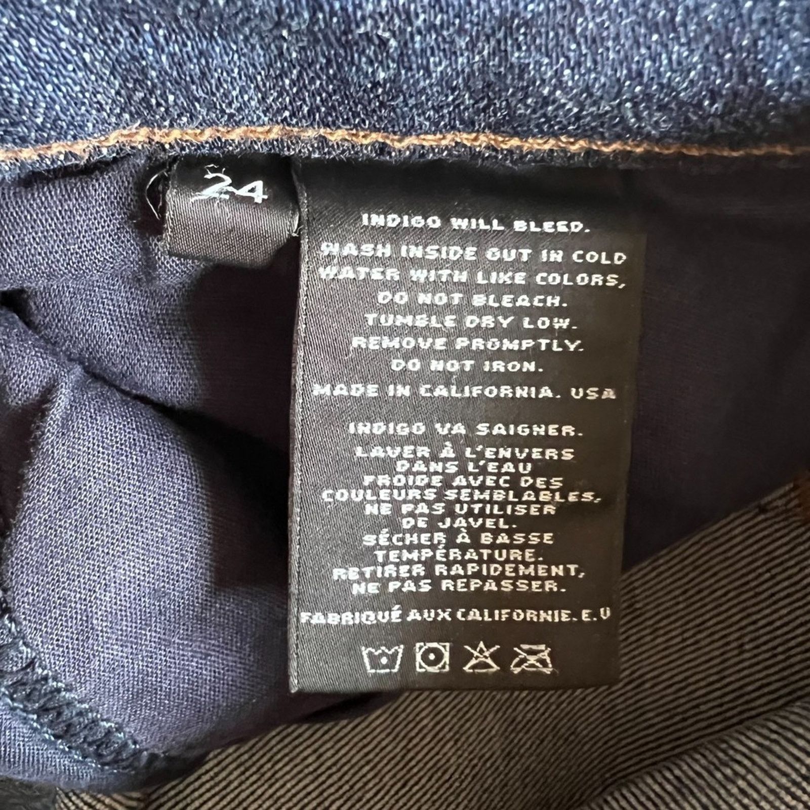 J Brand J Brand Blue Medium Wash Mid-Rise Skinny Leg Jean, US24 Size 24" / US 00 / IT 34 - 14 Thumbnail