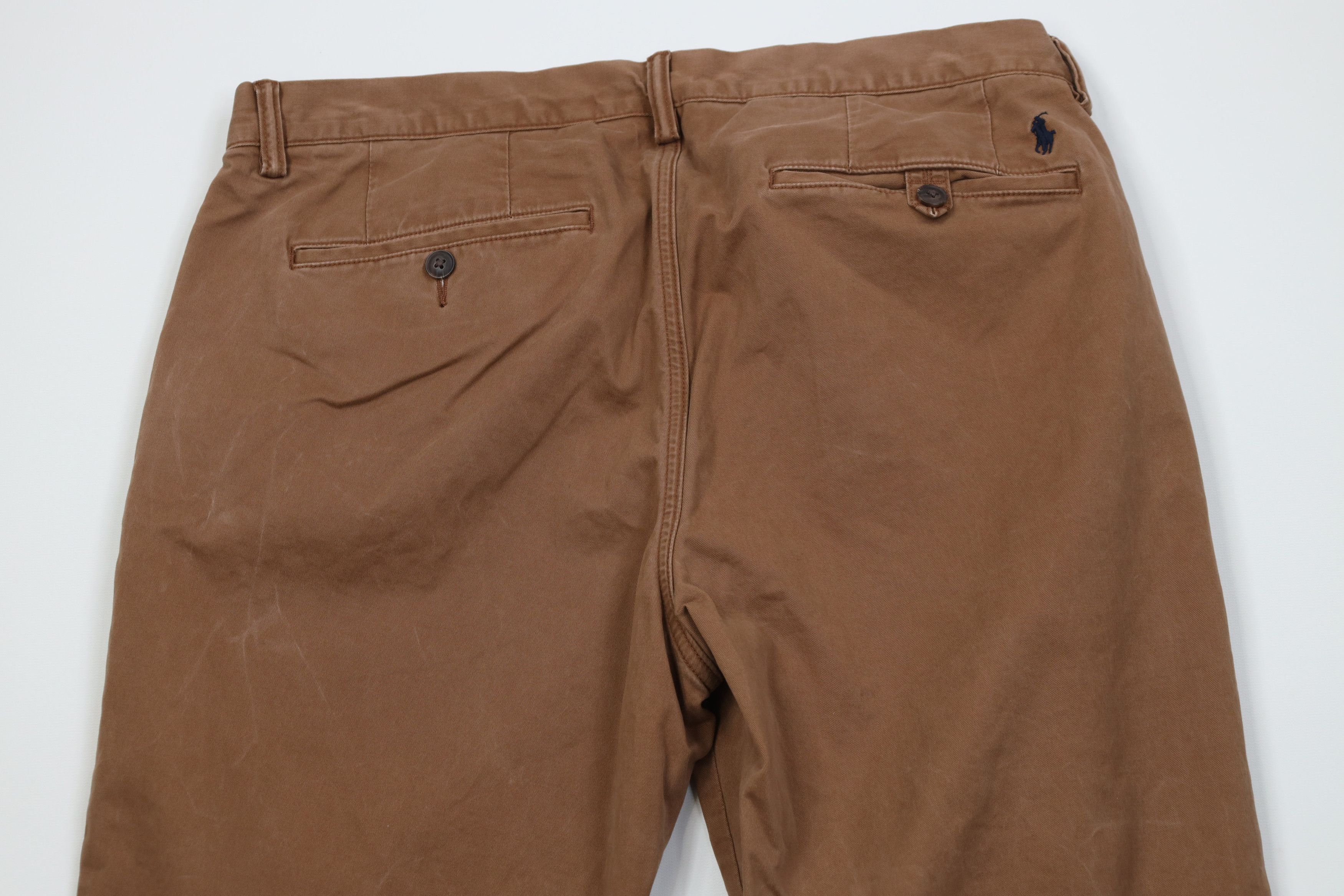 Ralph Lauren Vintage Y2K Ralph Lauren Straight Fit Chino Pants Brown Size US 32 / EU 48 - 11 Thumbnail