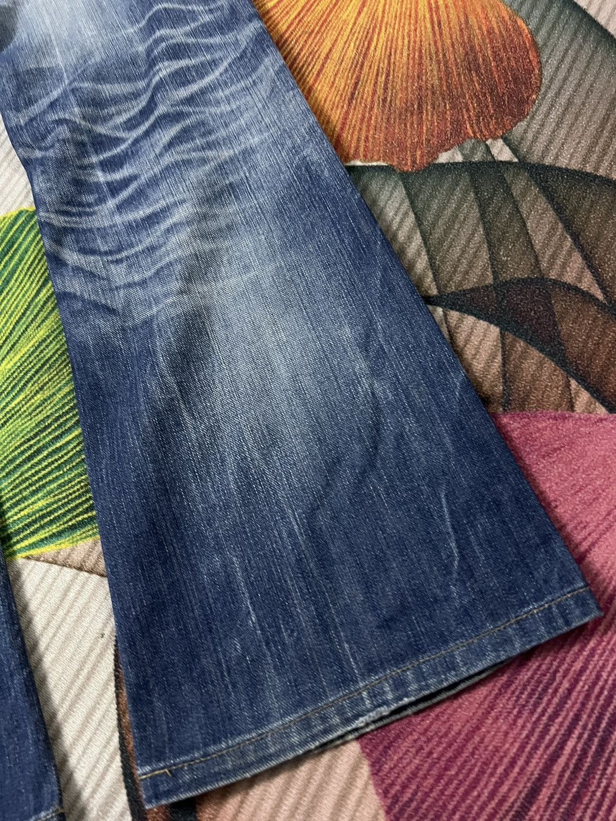 Japanese Brand × Jean × Lee 💥Flare💥Vintage Lee Rider Distressed Jean Size US 31 - 15 Thumbnail