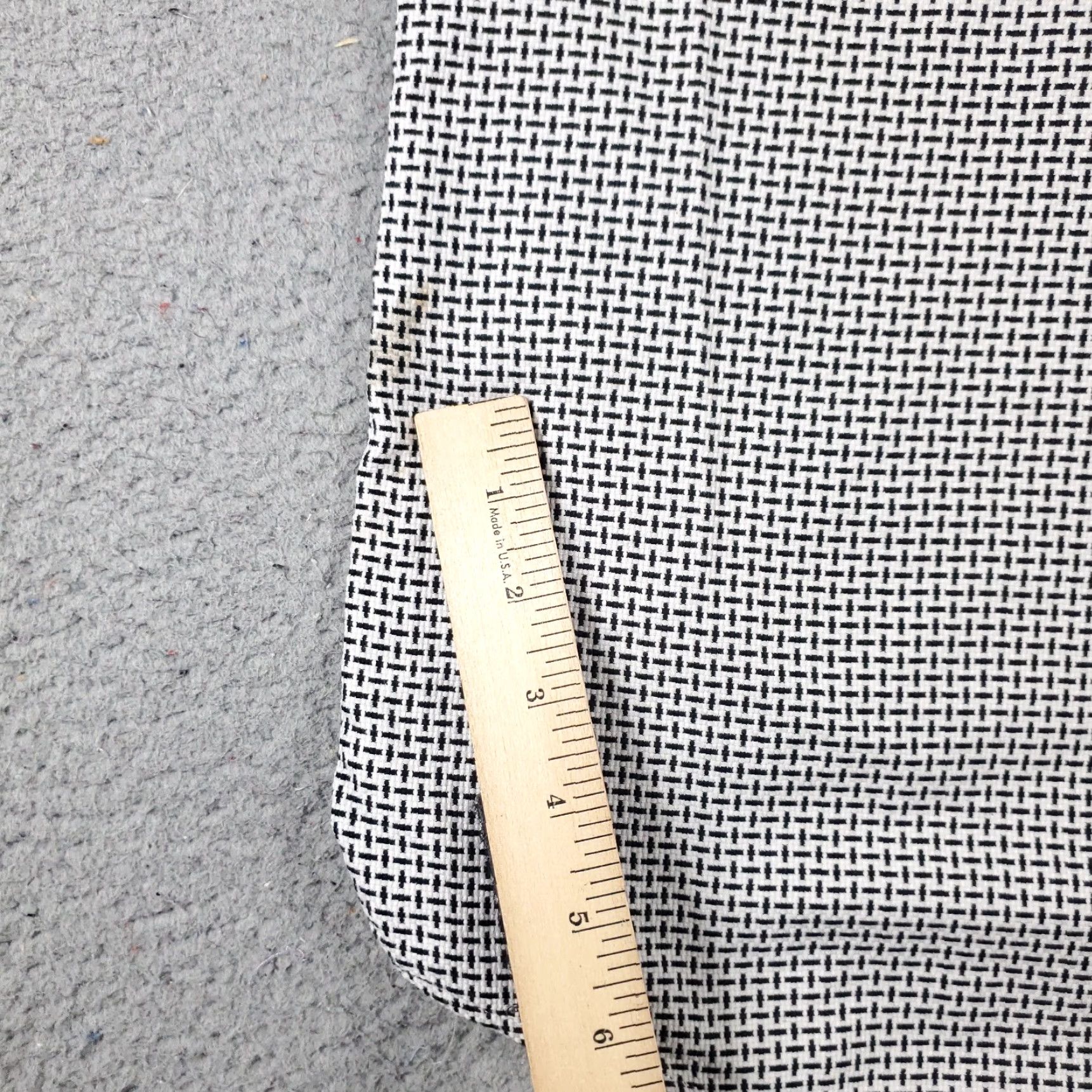 BUGATCHI Bugatchi Uomo Button-Up Shirt Mens Large Gray Check Long Sleeve Size US L / EU 52-54 / 3 - 5 Thumbnail