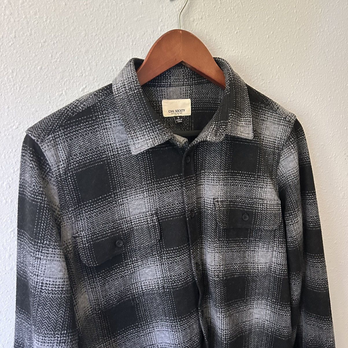 Vintage Vintage Shadow Plaid Flannel Size US S / EU 44-46 / 1 - 2 Thumbnail