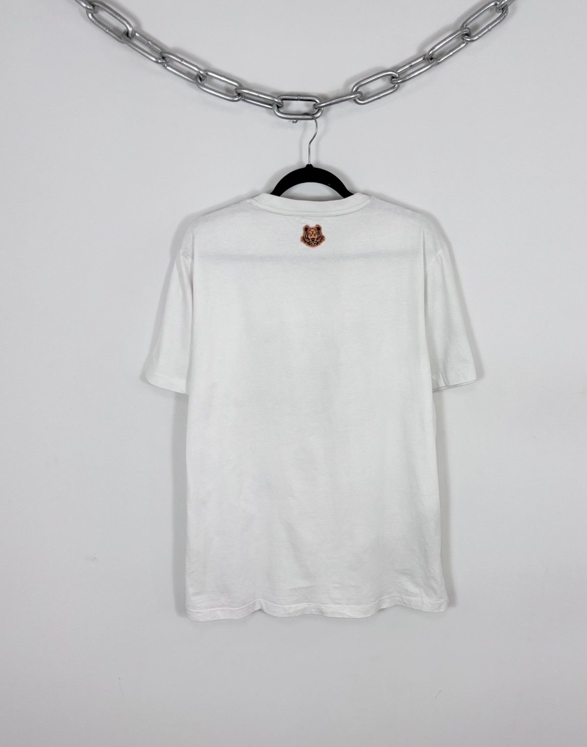 Kenzo Kenzo Paris Men’s Big Tiger Print Logo White T-Shirt Tee Size US L / EU 52-54 / 3 - 17 Thumbnail