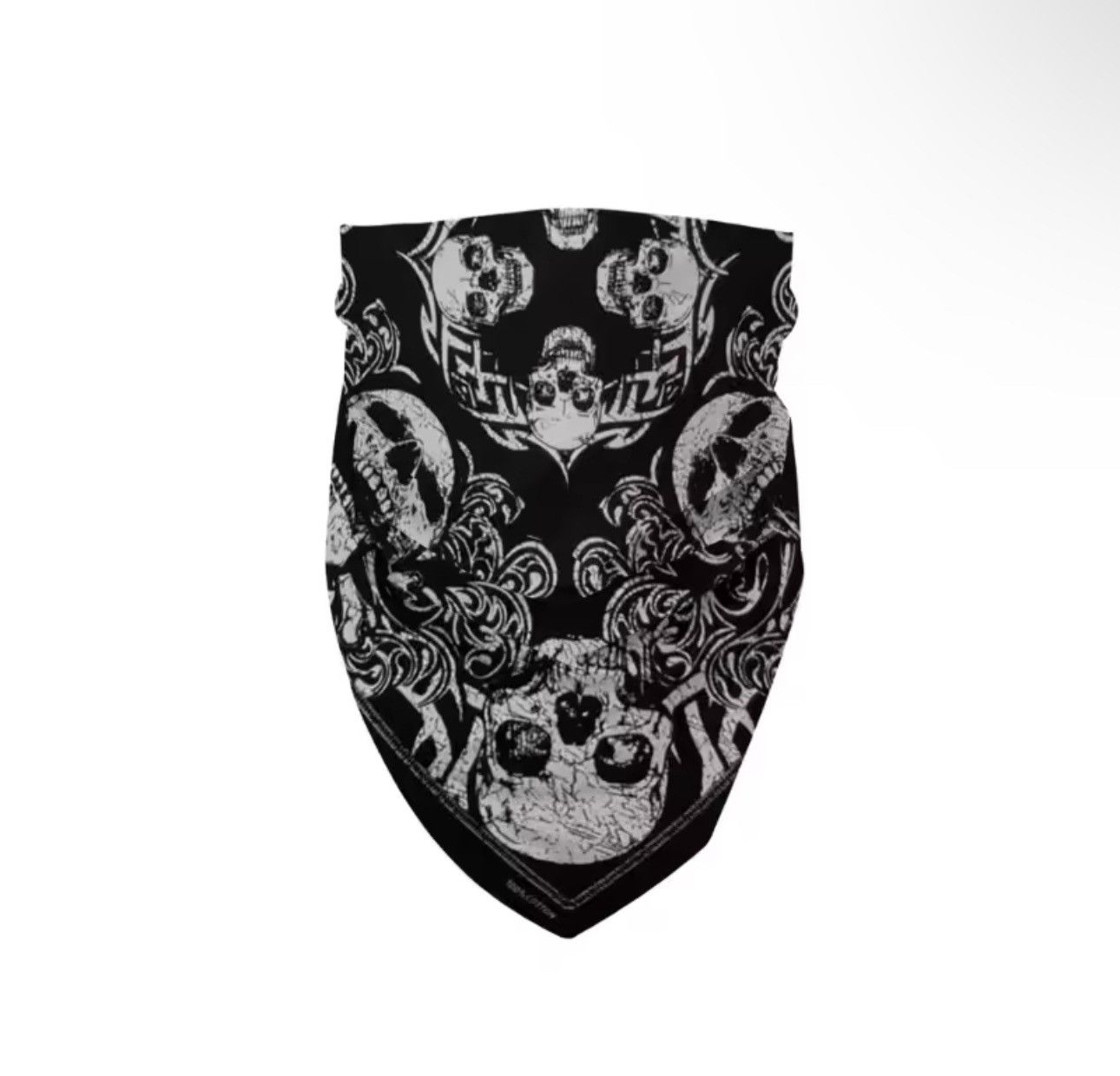 Japanese Brand Breathable Scarves Head Bandanna Gothic Punk Rock Style Size ONE SIZE - 2 Thumbnail
