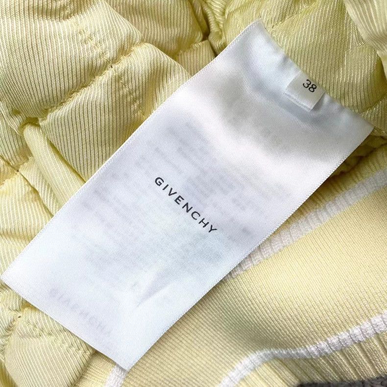 Givenchy Givenchy Size 38Yellow and White Color Blocked Baseball Jac Size US XL / EU 56 / 4 - 4 Thumbnail