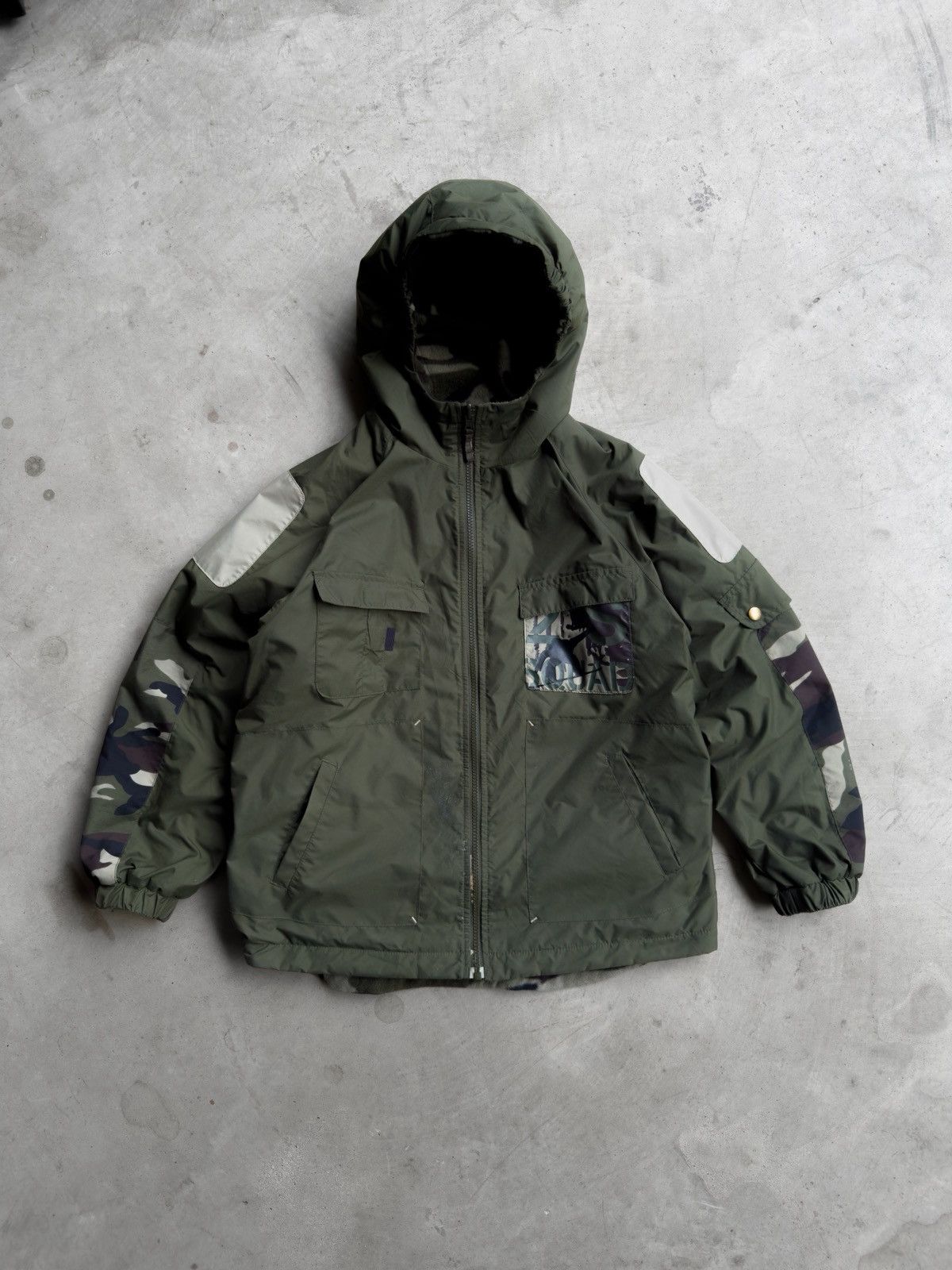 Other Vintage 00s Reversible Hooded Camo Full Zip Up Jacket Size US S / EU 44-46 / 1 - 1 Thumbnail