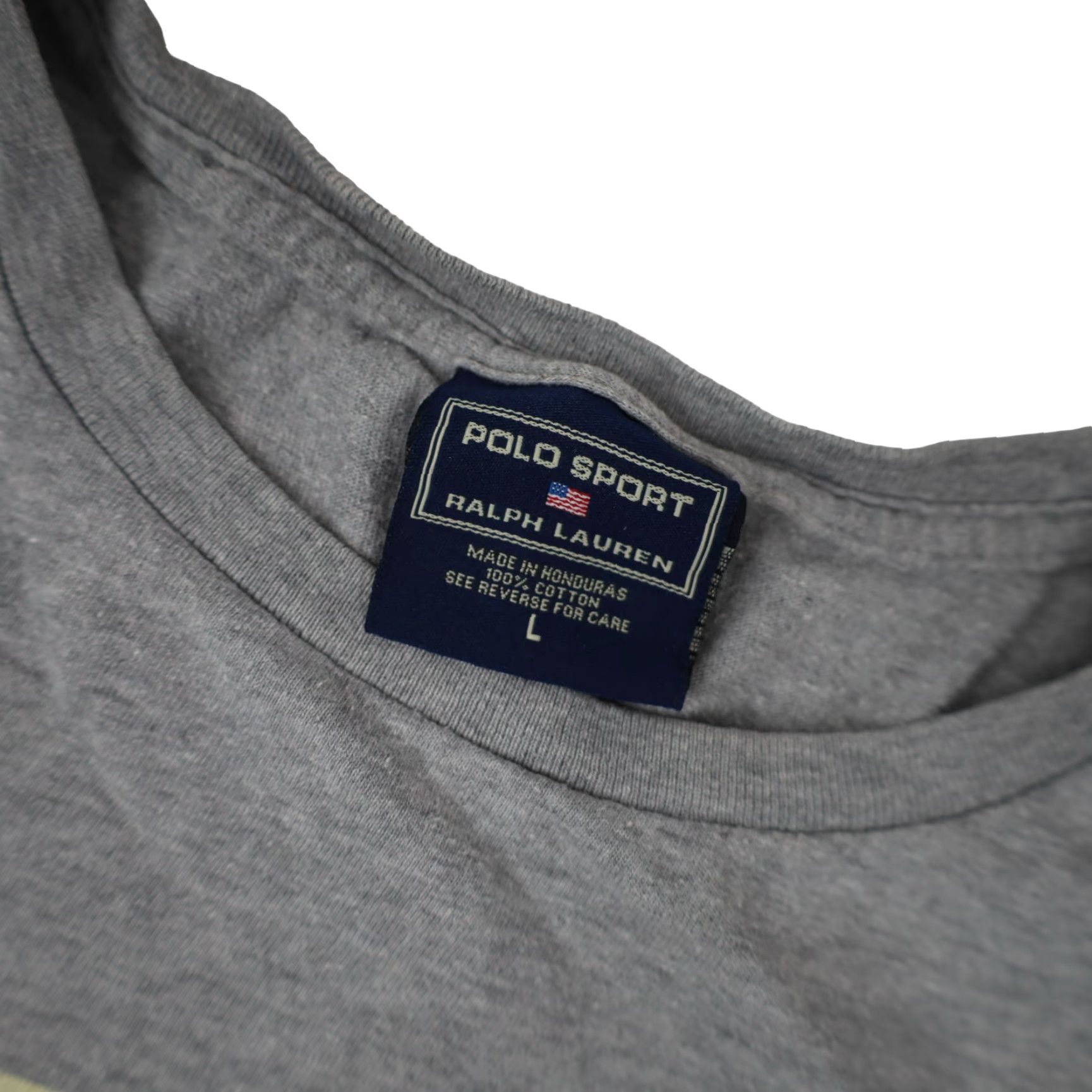 Polo Ralph Lauren VINTAGE Polo Ralph Lauren Mens T-Shirt Gray L Spellout Graphic Shirt Size US L / EU 52-54 / 3 - 5 Thumbnail