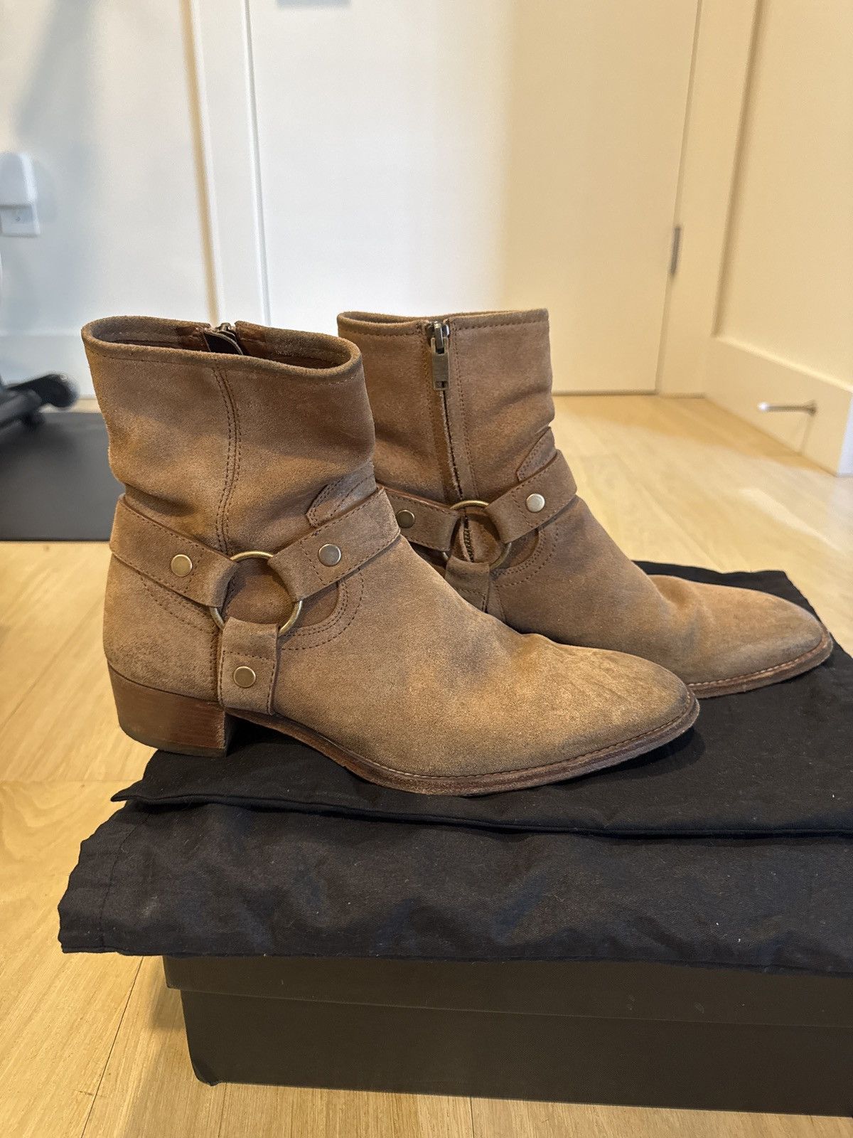 Yves Saint Laurent Wyatt chocolate brown Size US 9.5 / EU 42-43 - 6 Thumbnail