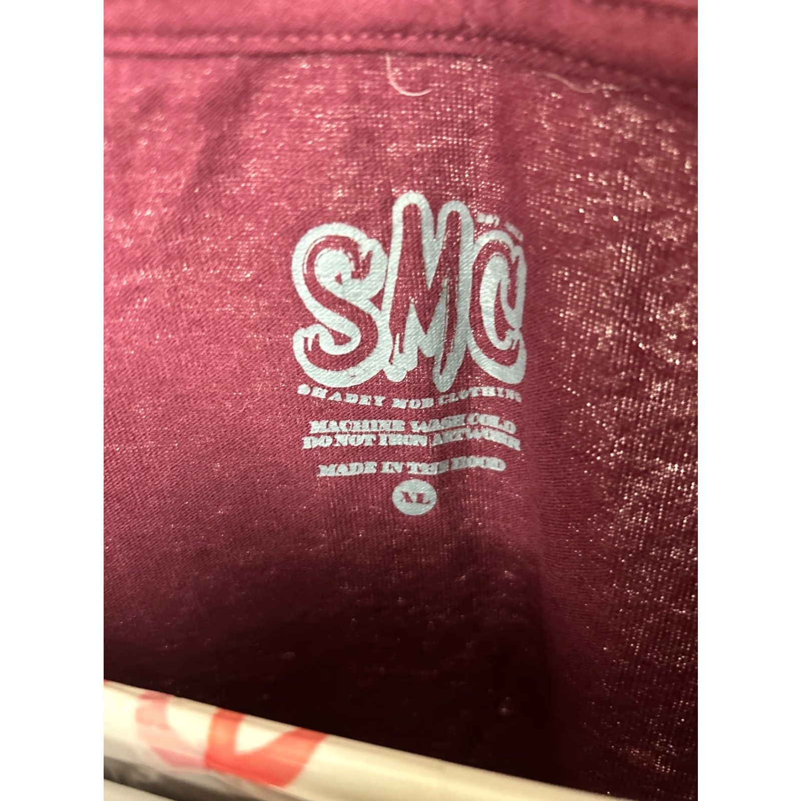 Vintage VINTAGE Shady Mob Clothing T-Shirt Mens XL Short Sleeve Maroon Gold Heem Team Drank Size US XL / EU 56 / 4 - 7 Thumbnail