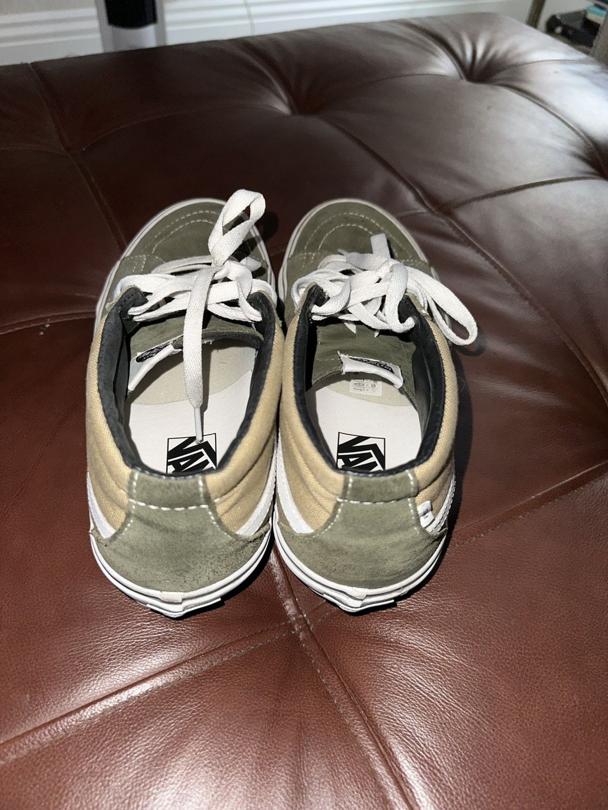 JJJJound × Vans Jjjjound x Vans Sk8-Mid Green Size 9 Size US 9 / EU 42 - 4 Thumbnail