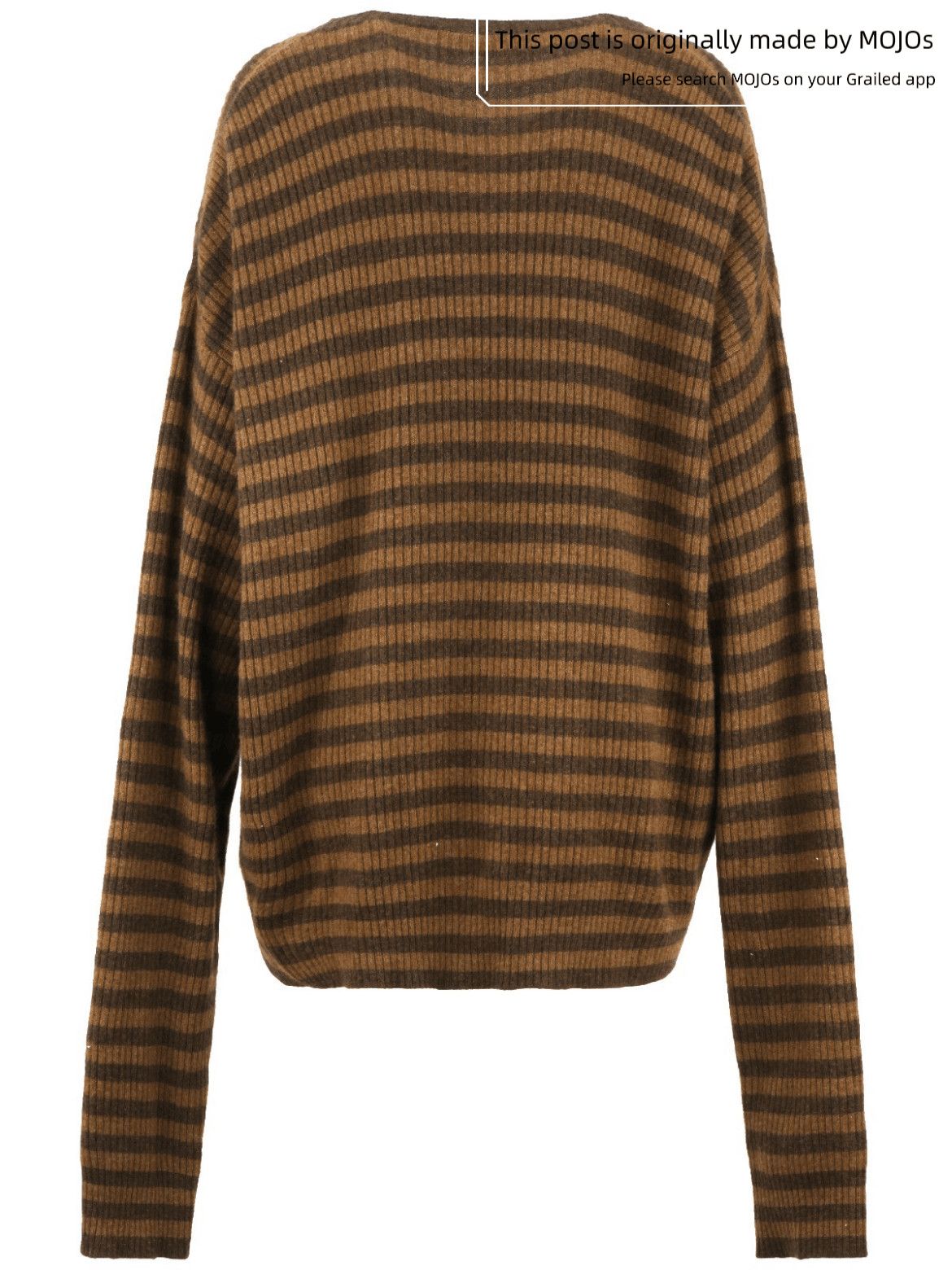 Haider Ackermann Haider Ackermann Oversized Stripe Wool Knitwear Size US M / EU 48-50 / 2 - 2 Thumbnail