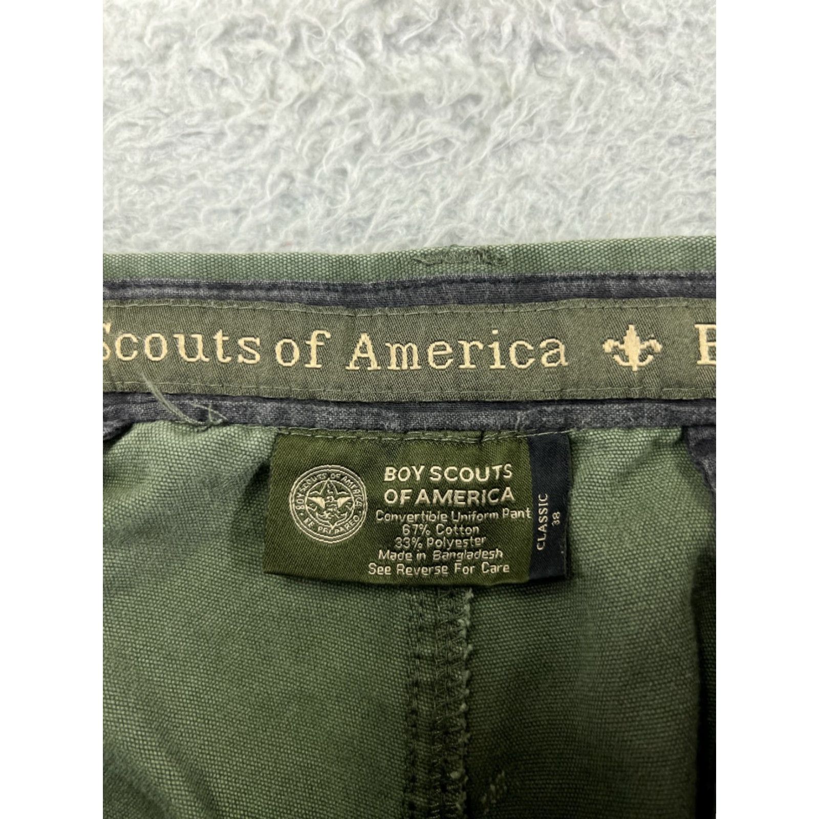 Vintage VINTAGE Boy Scouts Pants Adult 38 Green Classic Cargo Convertible Uniform Pant 38x26 Mens Size US 38 / EU 54 - 6 Thumbnail