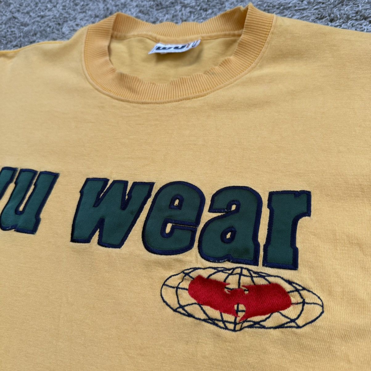 Wu-Tang Clan 🔴Wu-Wear Shirt Size XL Wu-Tang Vintage Yellow Longsleeves Size US XL / EU 56 / 4 - 18 Thumbnail