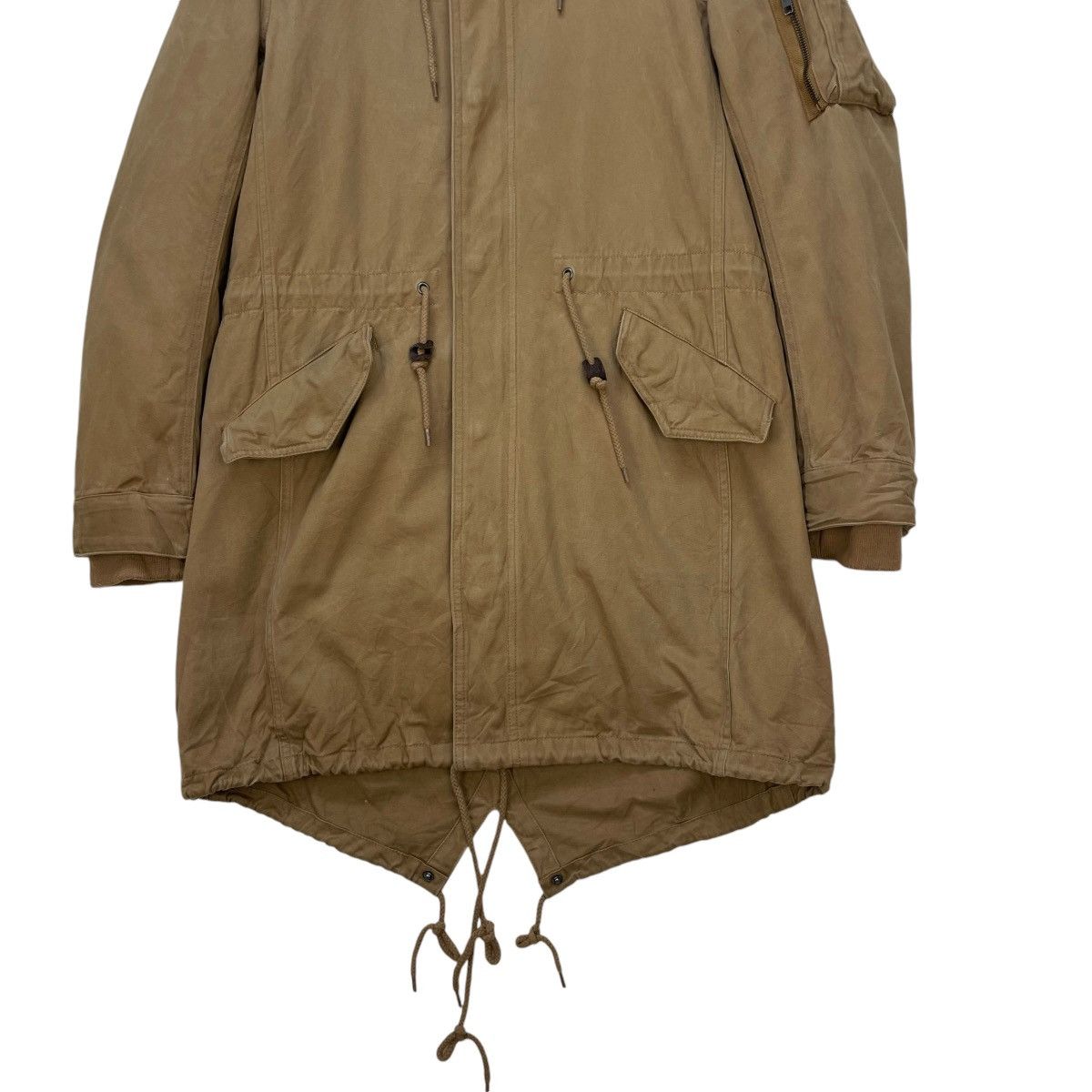 Japanese Brand × Tornado Mart 💥Blue Tornado Fishtail Parka Detachable Inner Field Jacket Size US M / EU 48-50 / 2 - 5 Thumbnail
