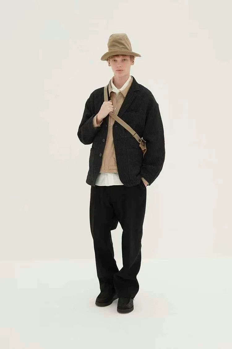 Visvim VISVIM 24SS RAILWOOD JKT Navy 2 Wool-Linen Size US M / EU 48-50 / 2 - 8 Thumbnail