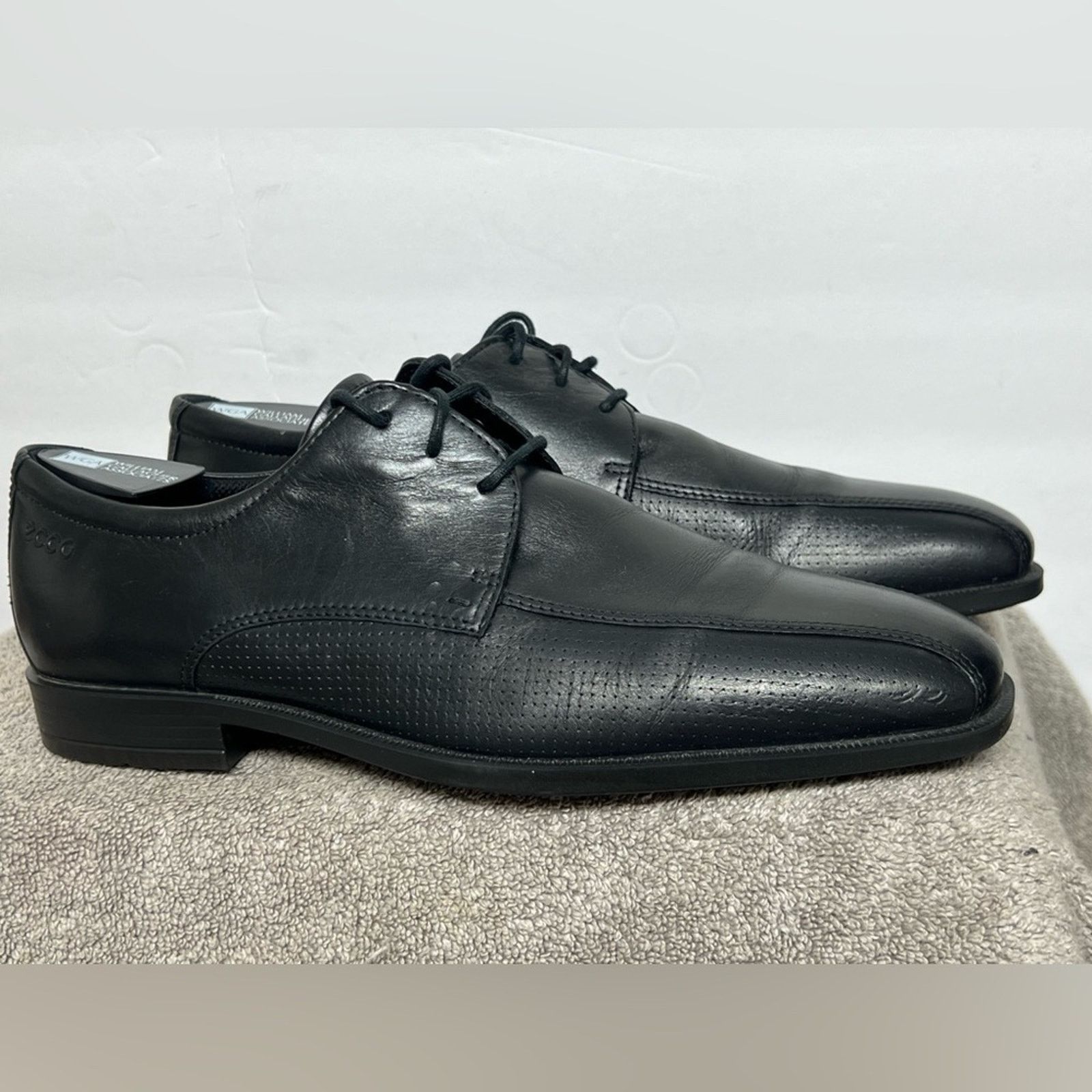 Ecco Ecco Edinburgh Bike Toe Oxford Dress Shoe Men 9/9.5 US EU 43 Size US 9 / EU 42 - 2 Thumbnail