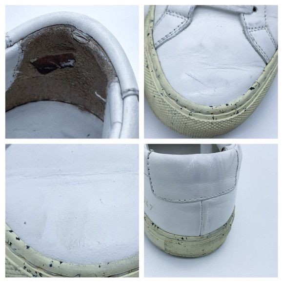 Common Projects Common Projects Women's White and Cream Sneakers Size US 7 / IT 37 - 10 Thumbnail
