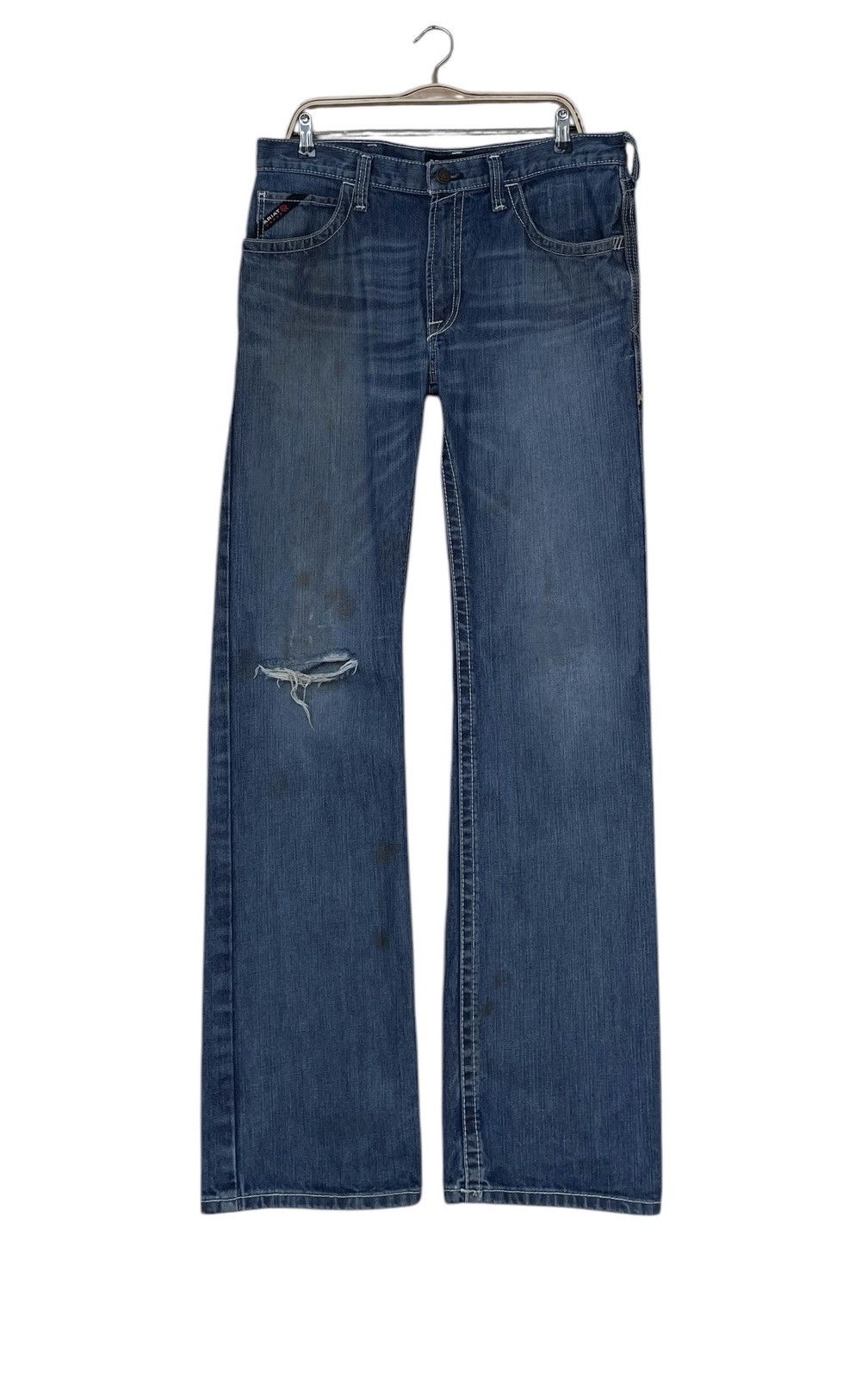 Ariat × Vintage Vintage Brand Ariat Distressed Jeans 1990s Size US 34 / EU 50 - 1 Thumbnail