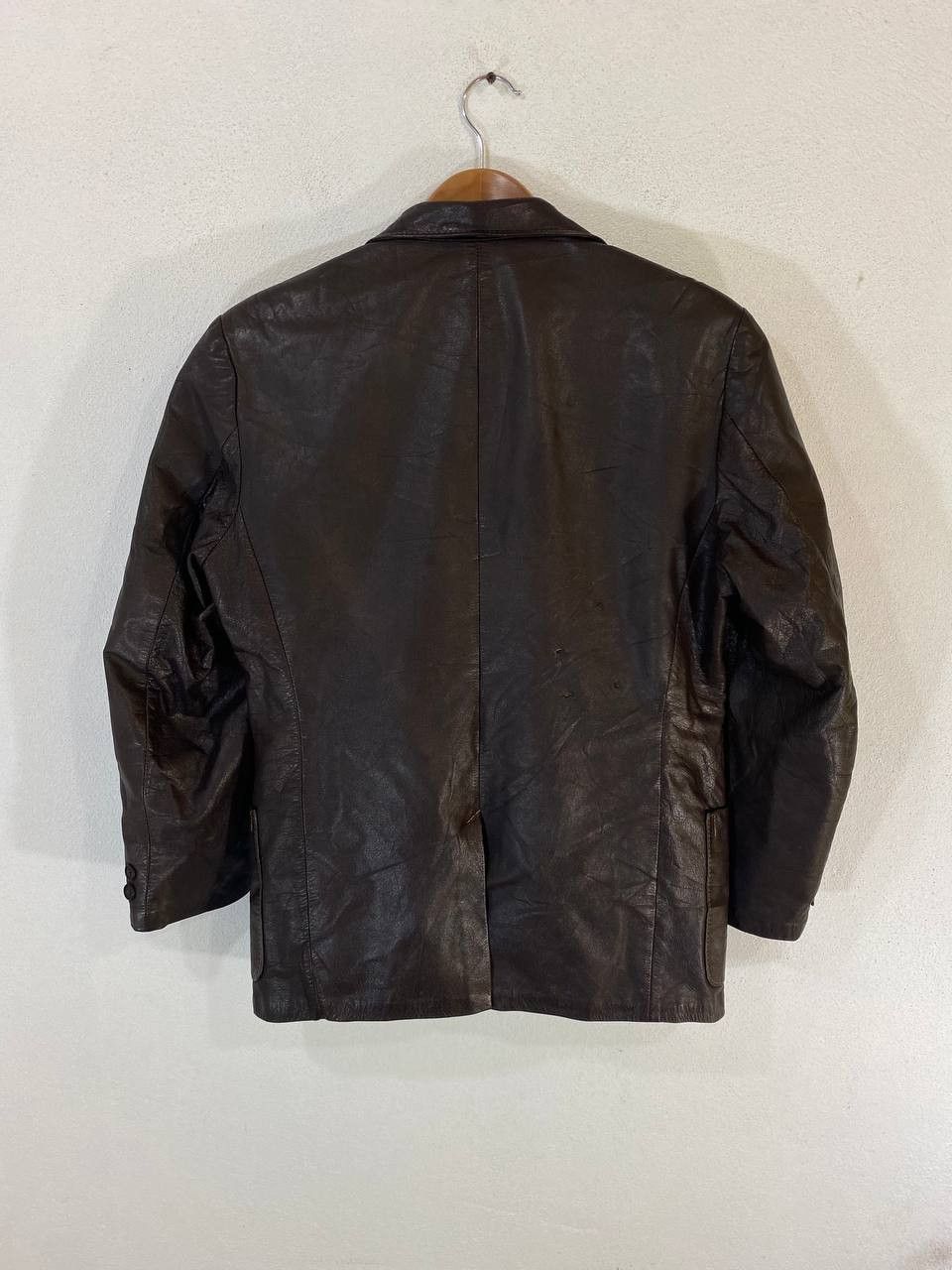 Japanese Brand vintage japanese brands pure leather jacket very nice design Size US M / EU 48-50 / 2 - 9 Thumbnail