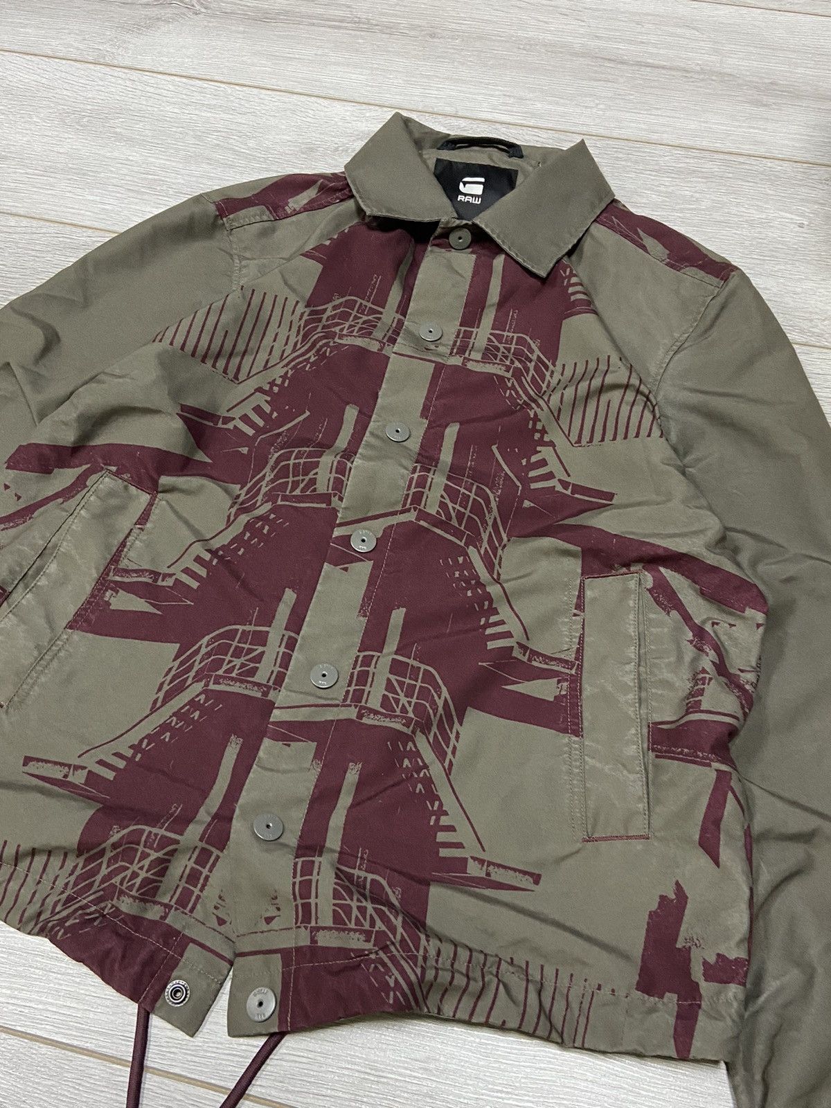 G-Star G star raw stairs avant-garde over print coach jacket Size US S / EU 44-46 / 1 - 4 Thumbnail