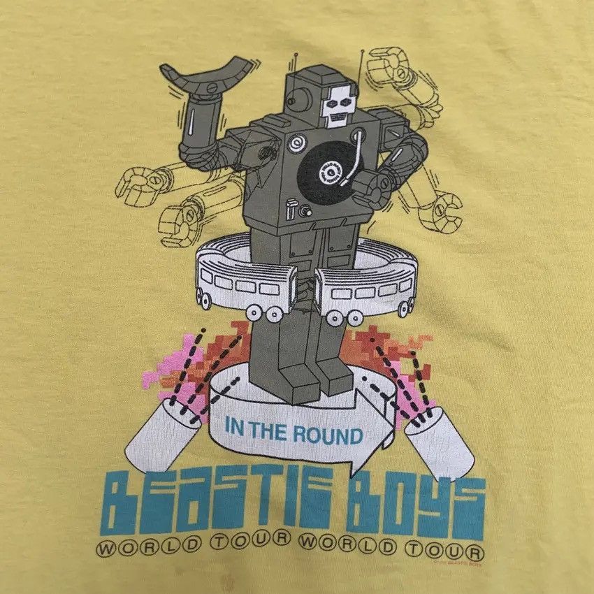 Vintage Vintage 90s Beastie Boys Hello Nasty In The Round Tour Tee Size US XL / EU 56 / 4 - 3 Thumbnail