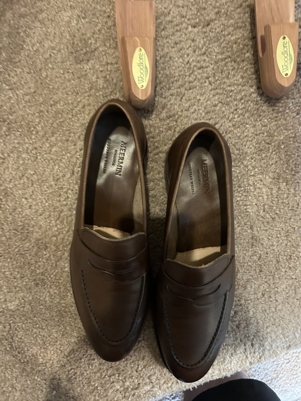 Meermin Meermin Brown Loafers Size US 9 / EU 42 - 4 Thumbnail