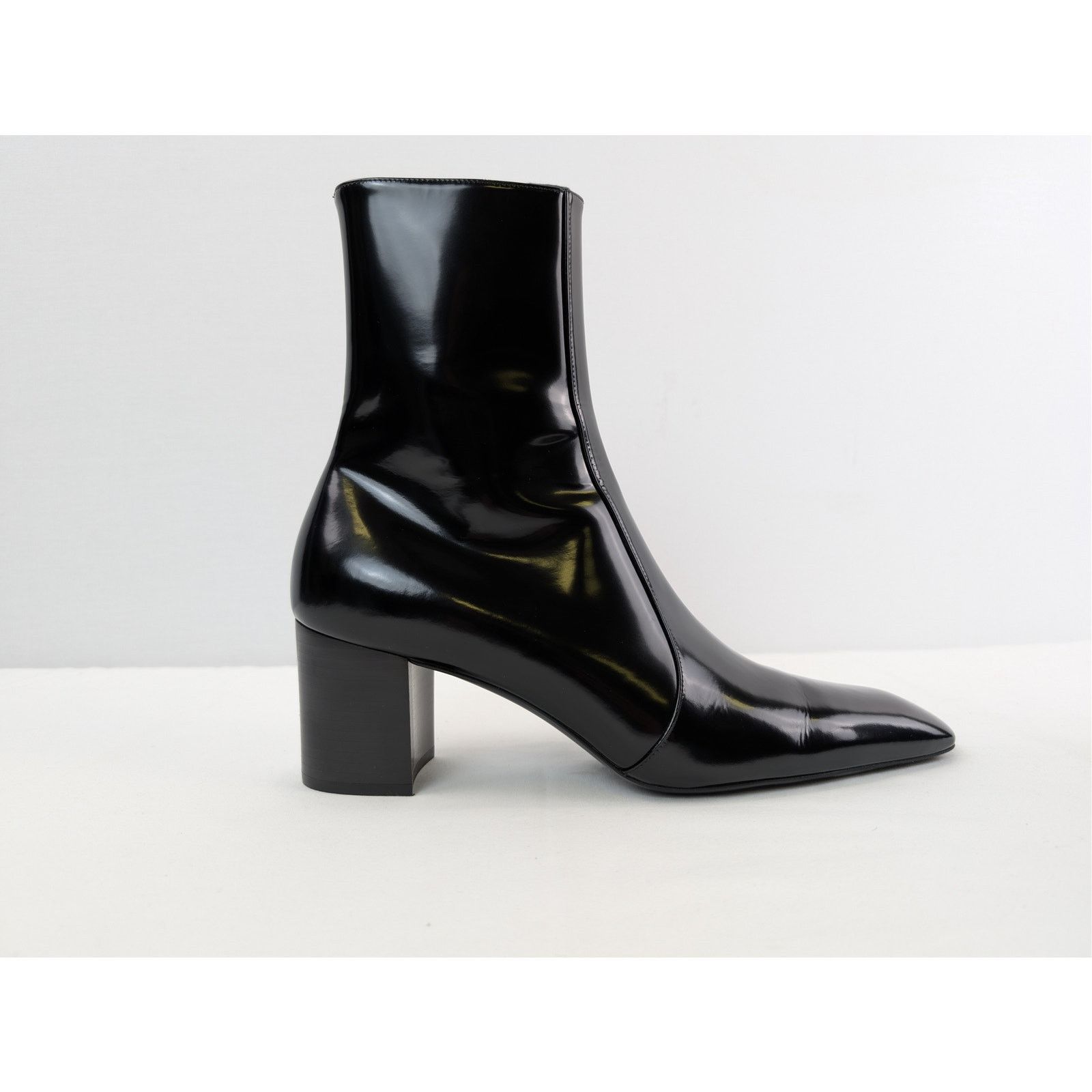 Saint Laurent Paris o1rshd1 / 555 / XIV 70 Zipped Boots in Black Size US 8.5 / EU 41-42 - 4 Thumbnail