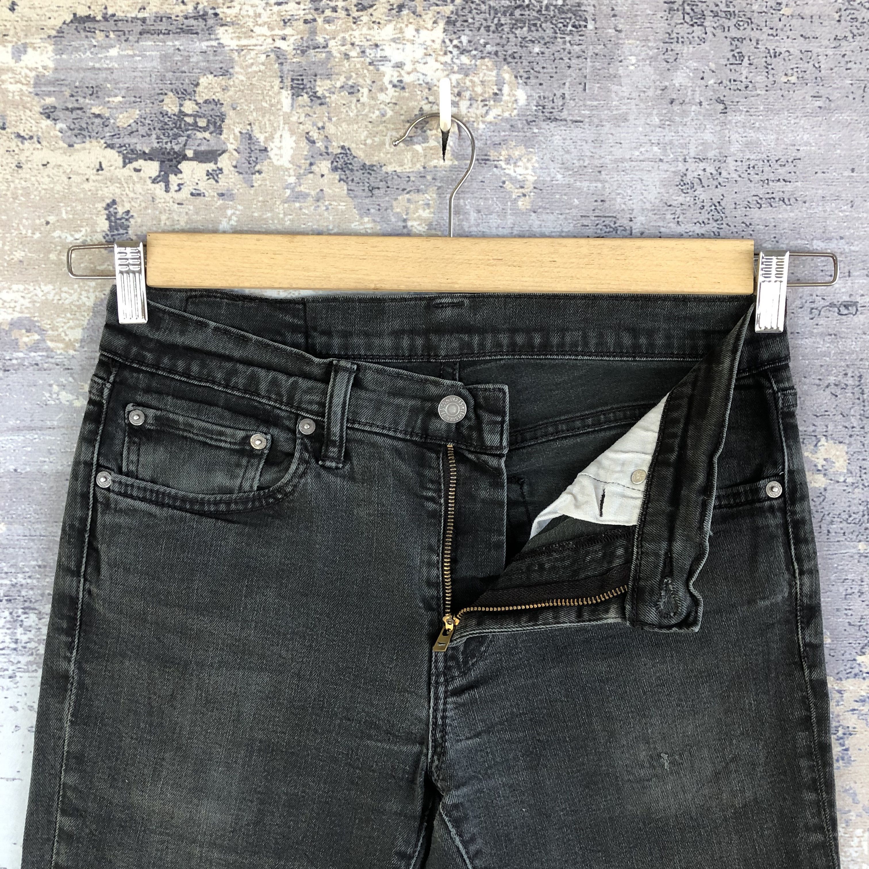Levi's × Vintage Foundry Vintage Levis 511 Faded Black Jeans Levis Denim Pants Size US 30 / EU 46 - 6 Thumbnail