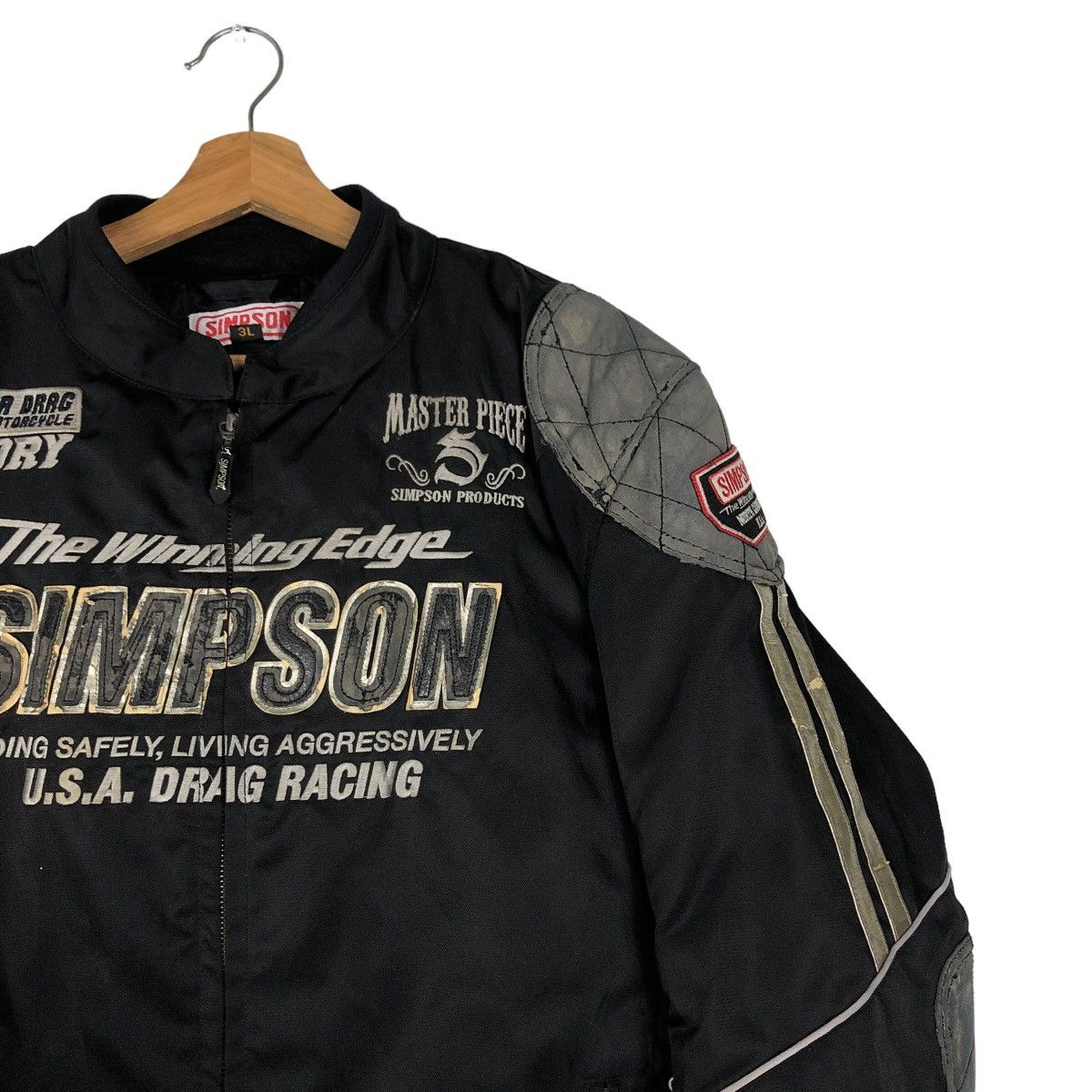 Hein Gericke 🔥Vintage Racing Motorcross Jacket Full Patch Simpson USA Size US L / EU 52-54 / 3 - 6 Thumbnail