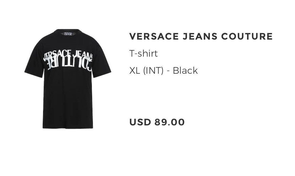 Versace Jeans Couture VERSACE JEANS COUTURE T-SHIRT Size US XL / EU 56 / 4 - 3 Thumbnail