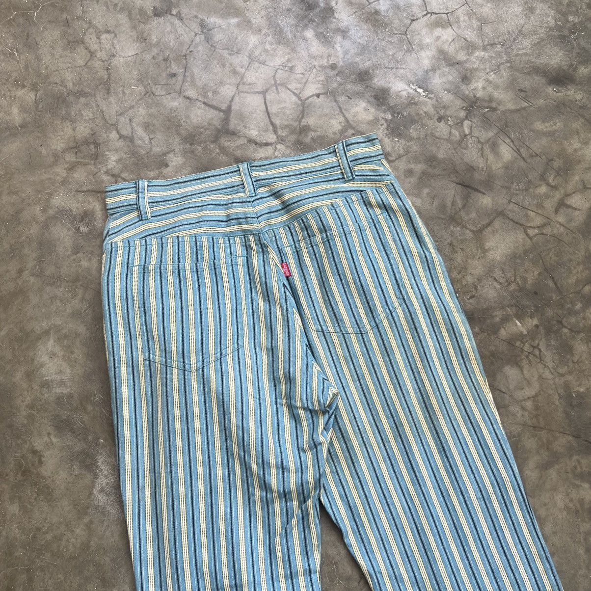 Kapital Vintage Person’s Kapital Style Stripe Mini Pocket Pants Size US 27 - 4 Thumbnail