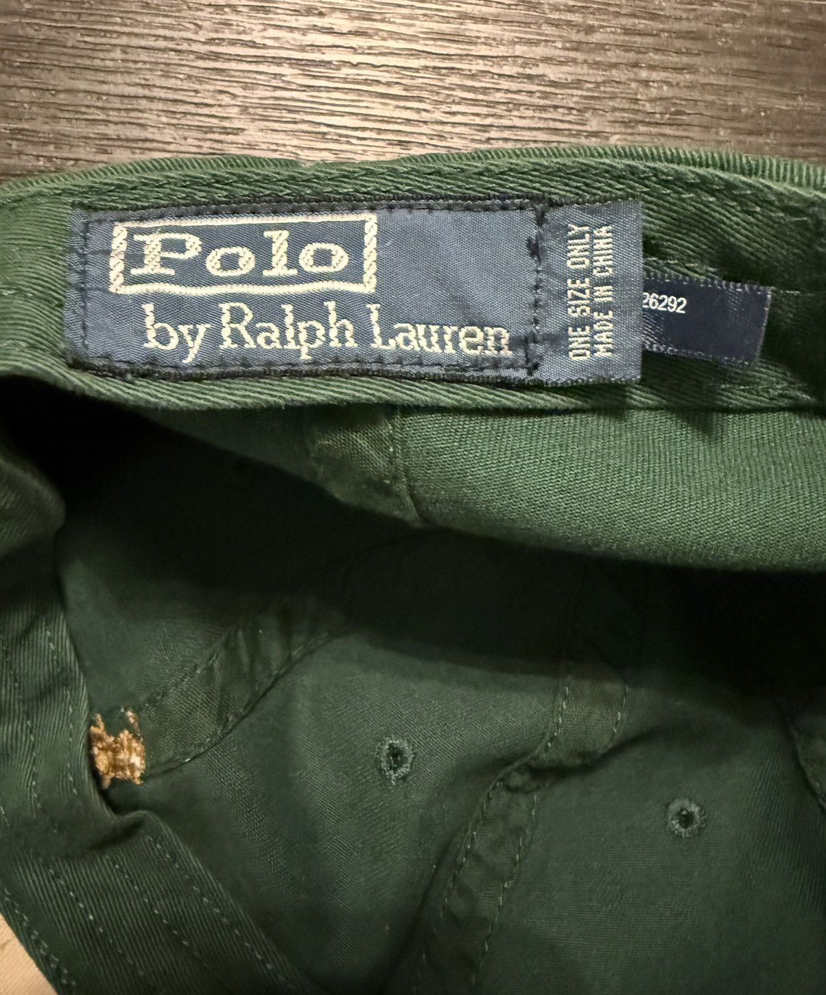 Polo Ralph Lauren Polo Ralph Lauren Green Strapback Hat Size ONE SIZE - 4 Thumbnail