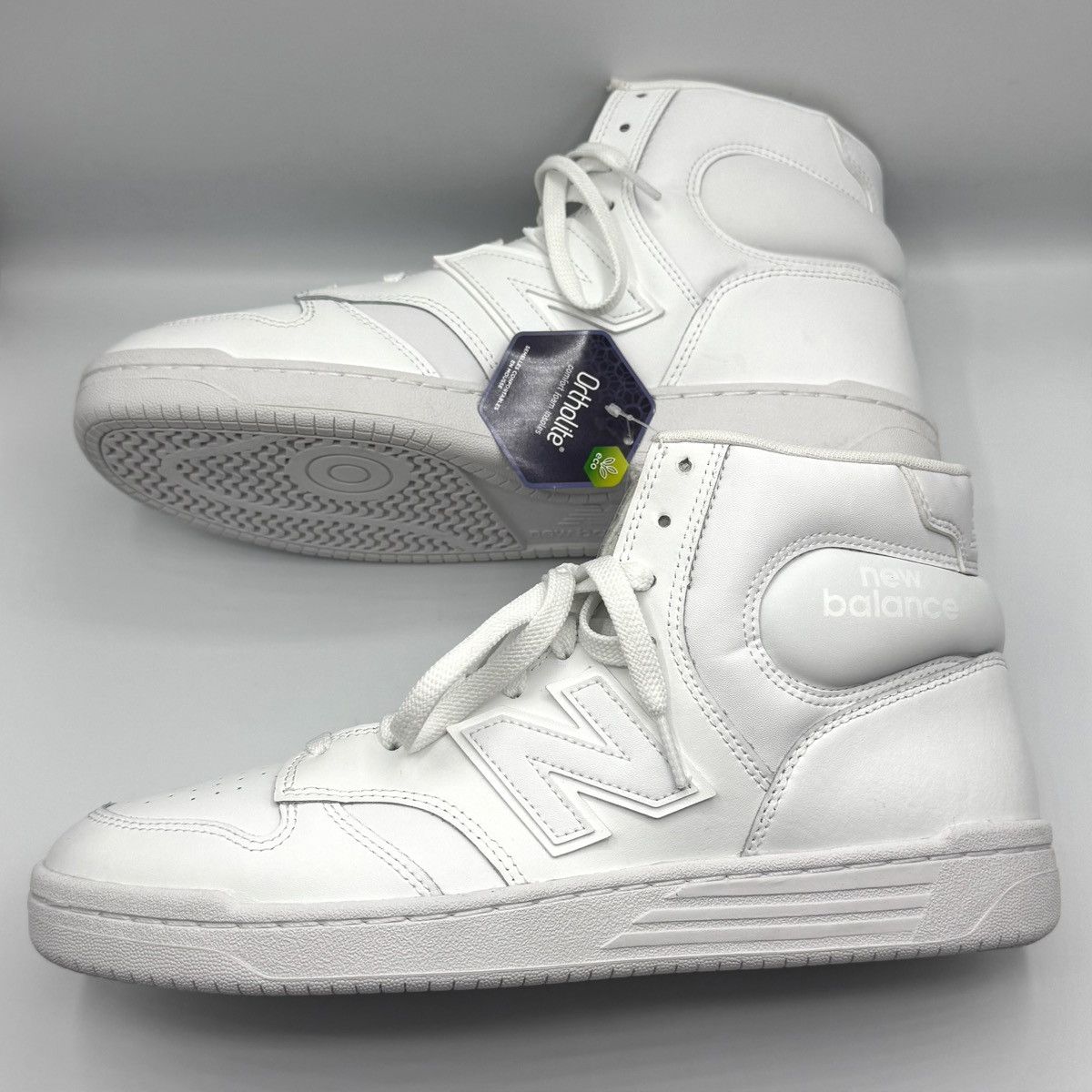 New Balance New Balance 480 White High Top Basketball Sneakers Size US 11.5 / EU 44-45 - 2 Thumbnail