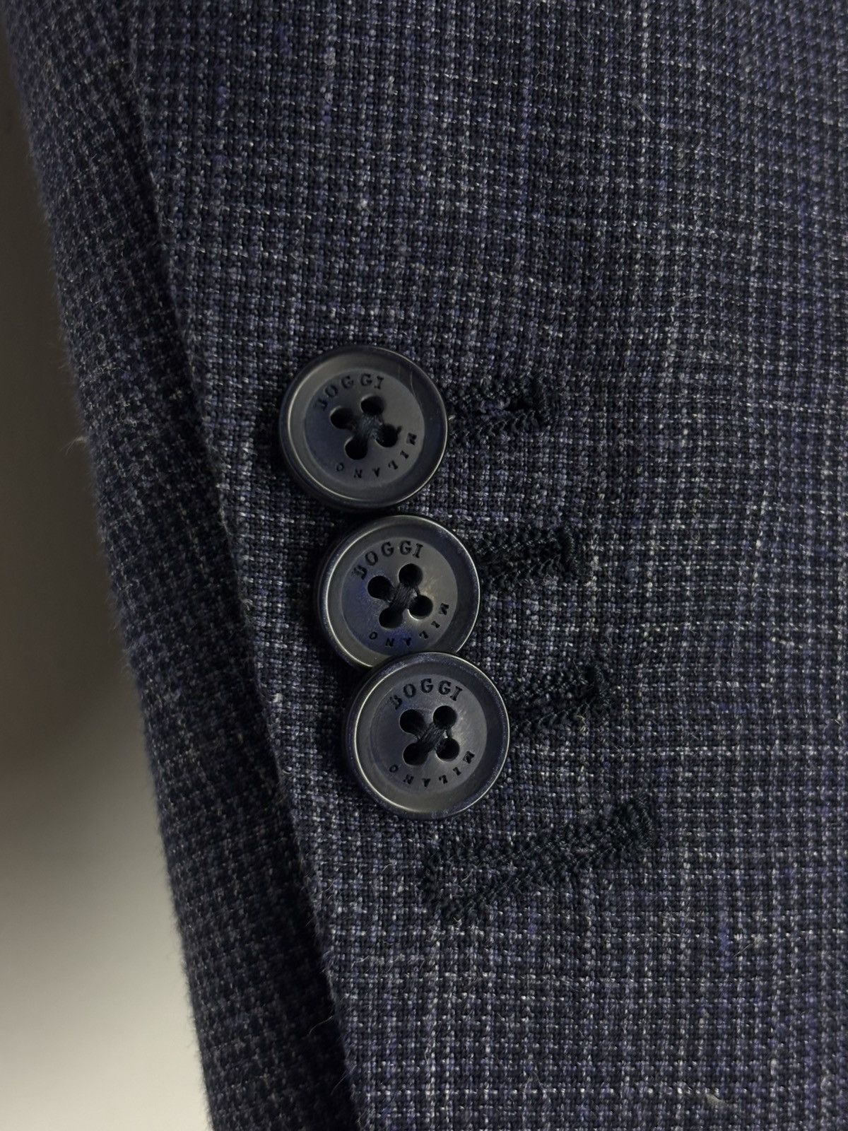 Boggi Boggi Linen Wool Blue Blazer Jacket Men’s 48R Size 48R - 6 Thumbnail