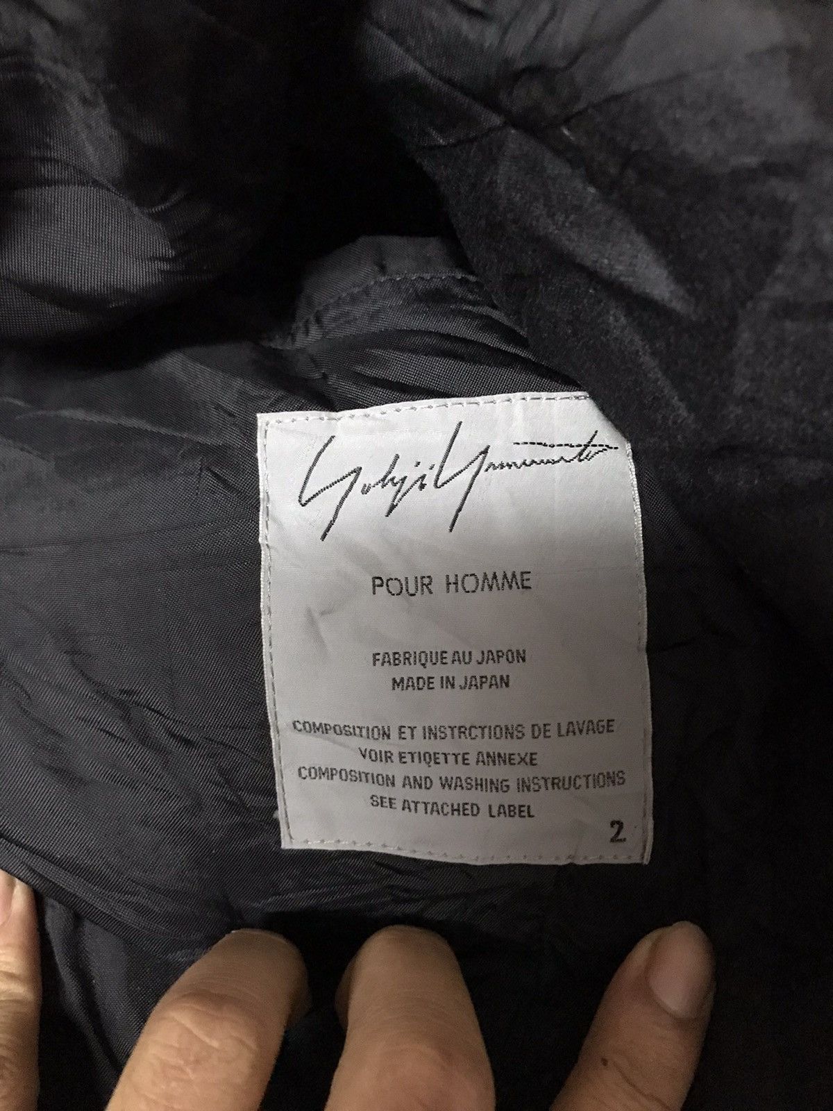 Designer × Yohji Yamamoto Authentic Yohji Yamamoto Sign Size US S / EU 44-46 / 1 - 8 Thumbnail