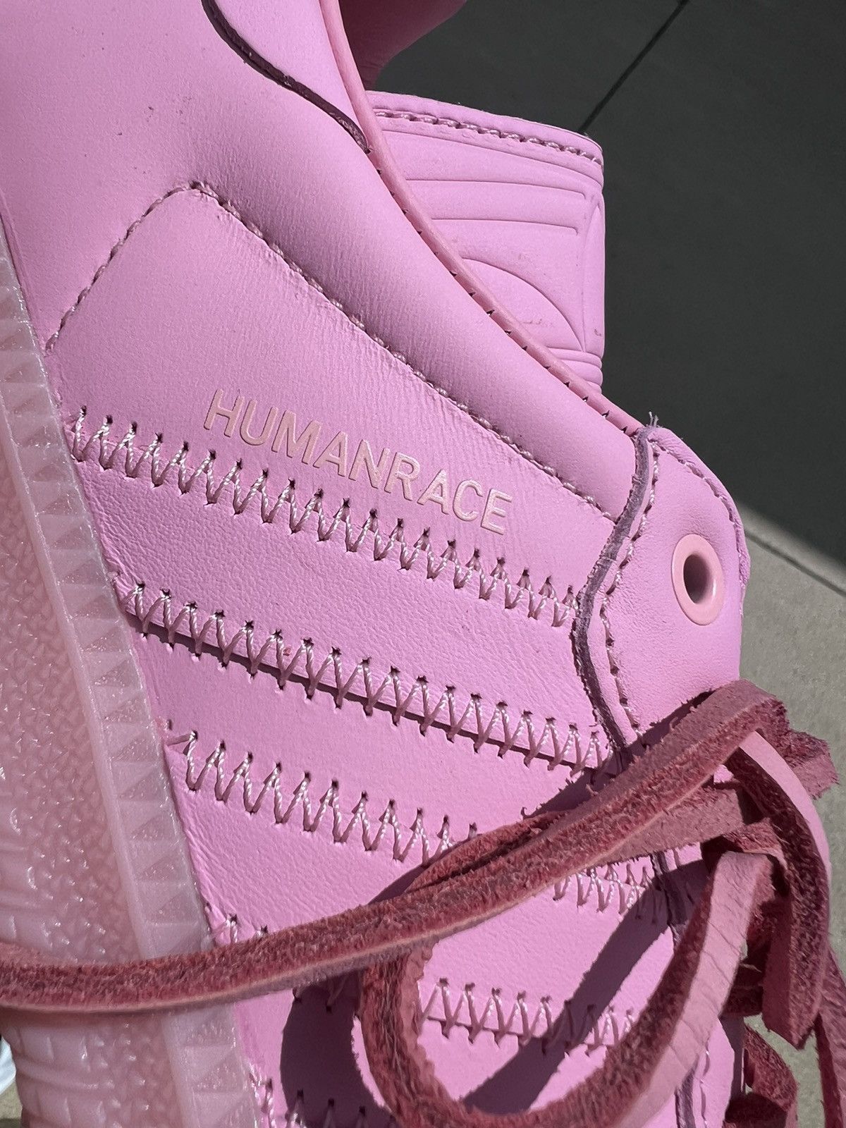 Adidas × Pharrell Pharrell x adidas Samba Human Race 'Pink' No BOX Size US 8.5 / EU 41-42 - 12 Thumbnail