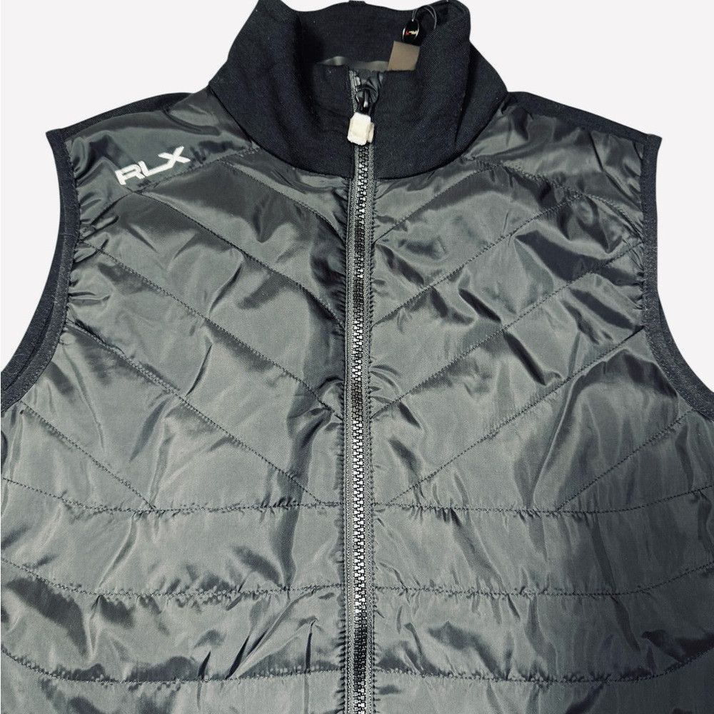 Ralph Lauren NWT New $198 Ralph Lauren RLX Quilted Wool Black Gilet Vest Size S / US 4 / IT 40 - 3 Thumbnail