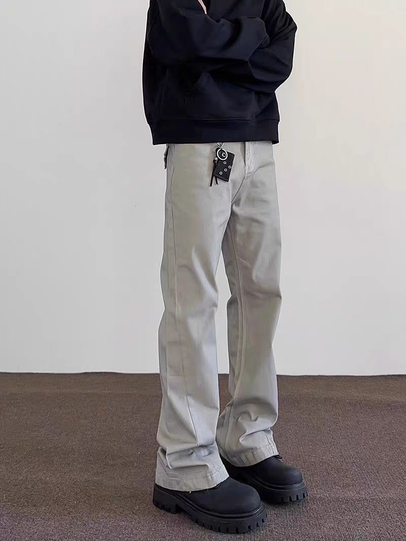 Jean Gray loose casual straight-leg jeans Size US 34 / EU 50 - 1 Thumbnail