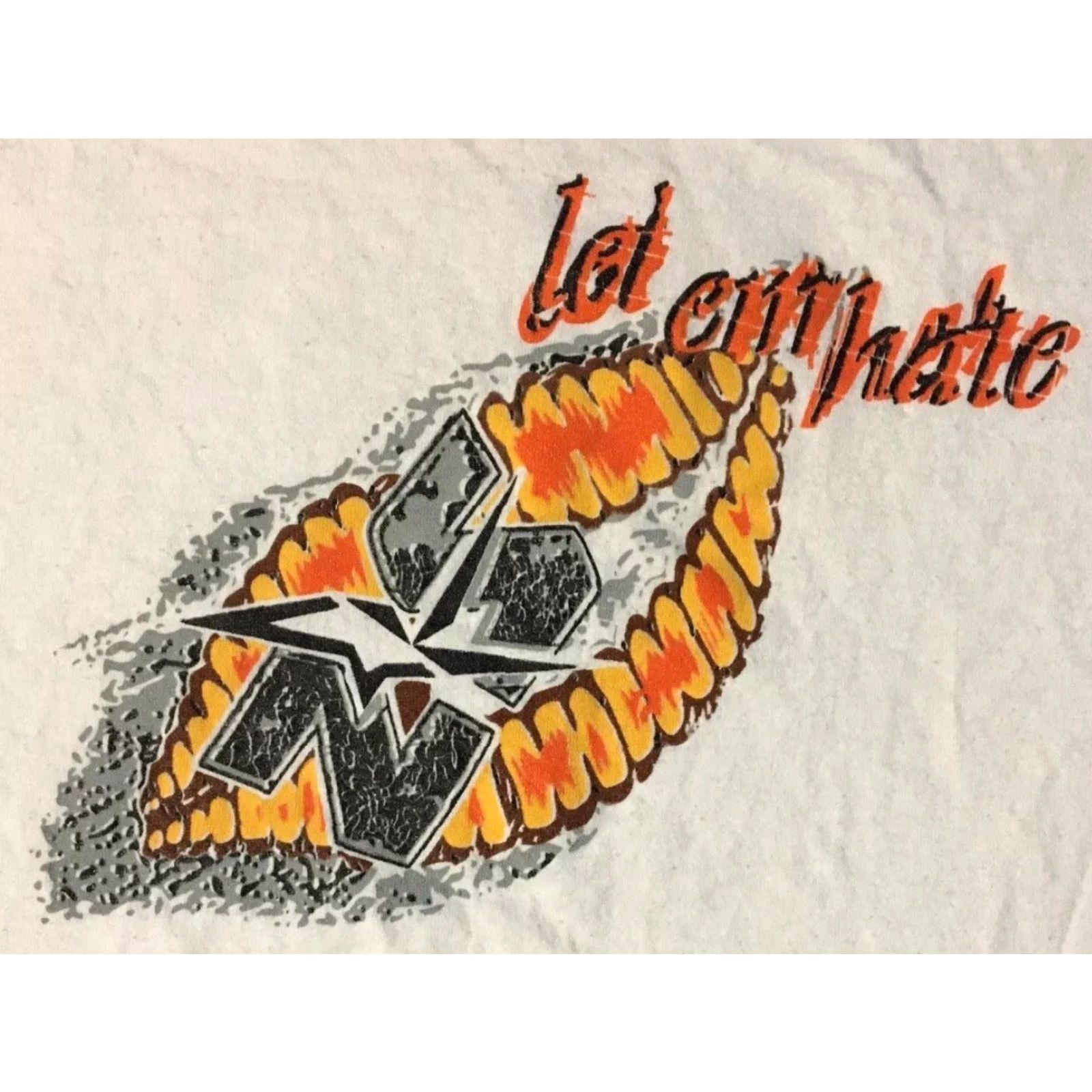 JNCO VINTAGE Let Em Hate Zero Strategy Faded Shirt XL Graffiti Size US XL / EU 56 / 4 - 3 Thumbnail