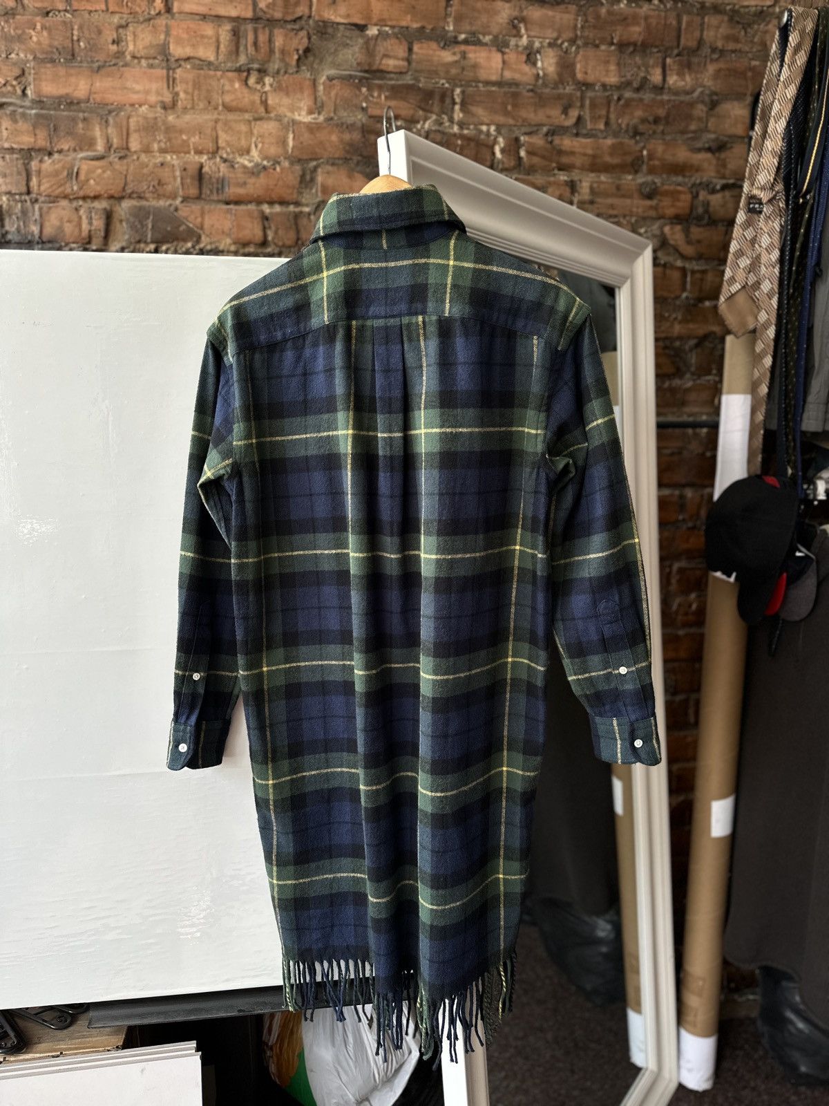 Polo Ralph Lauren × RRL Ralph Lauren 🔥Women’s Polo Ralph Lauren Plaid Cotton Shirdress RRP: 380$ Size S / US 4 / IT 40 - 8 Thumbnail